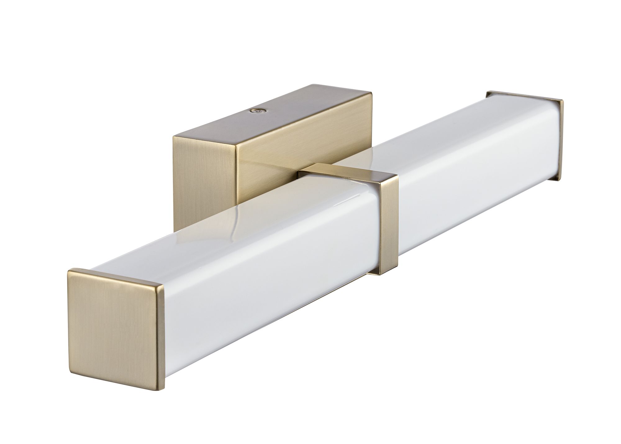 Image 4 Millennium Tron LED 18" Modern Gold Vanity Light with Acrylic Shade more views