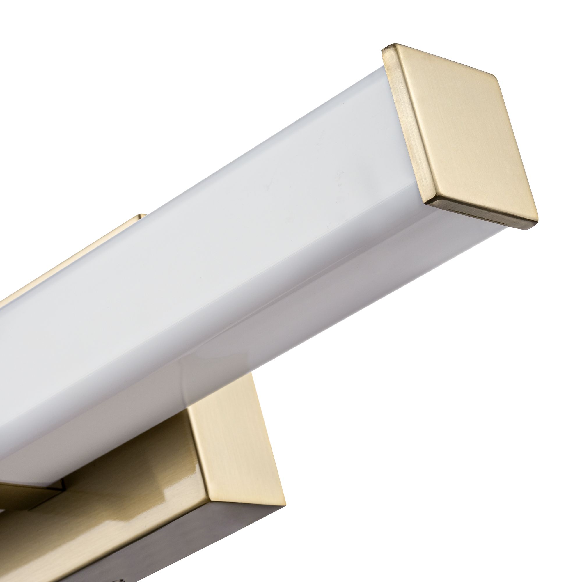 Image 6 Millennium Tron LED 18" Modern Gold Vanity Light with Acrylic Shade more views