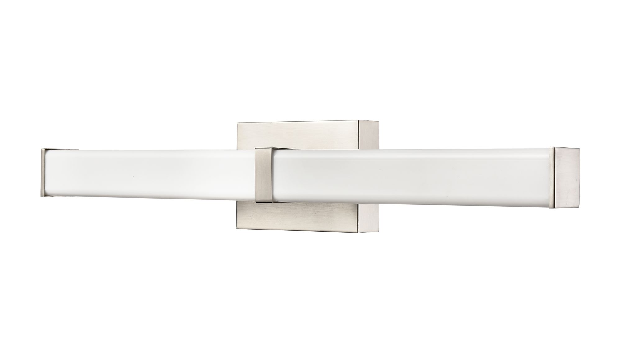 Image 2 Millennium Tron LED 24" Brushed Nickel Vanity Light with Plastic Shade more views