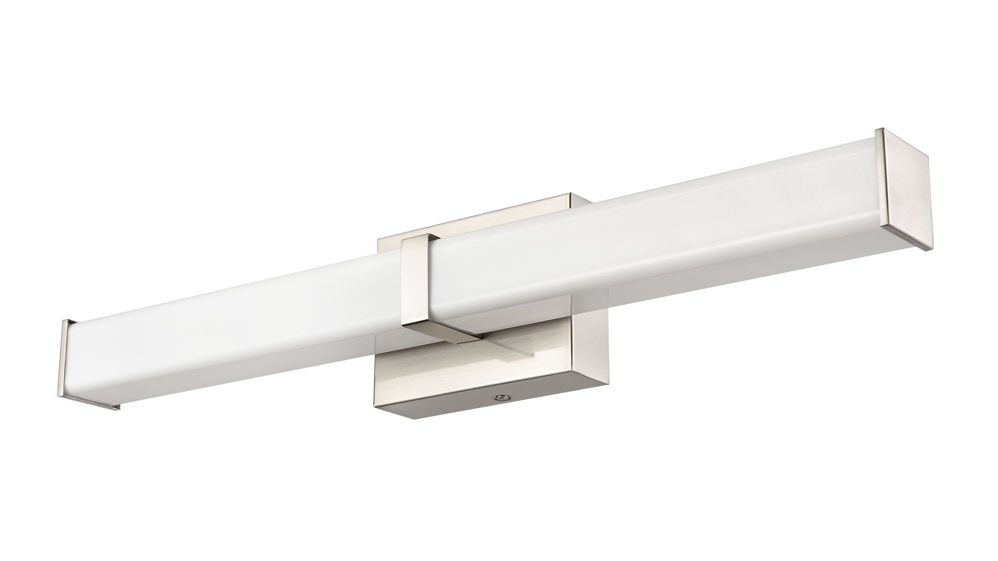 Image 4 Millennium Tron LED 24" Brushed Nickel Vanity Light with Plastic Shade more views