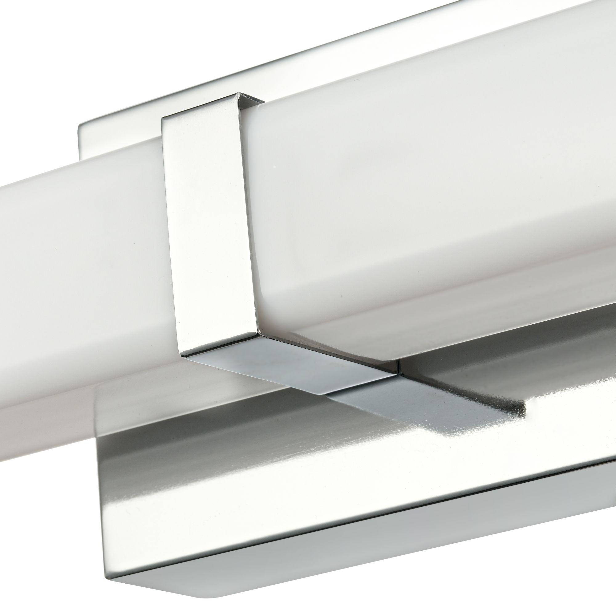 Image 5 Millennium Tron LED 24" Chrome Vanity Light with Acrylic Shade more views
