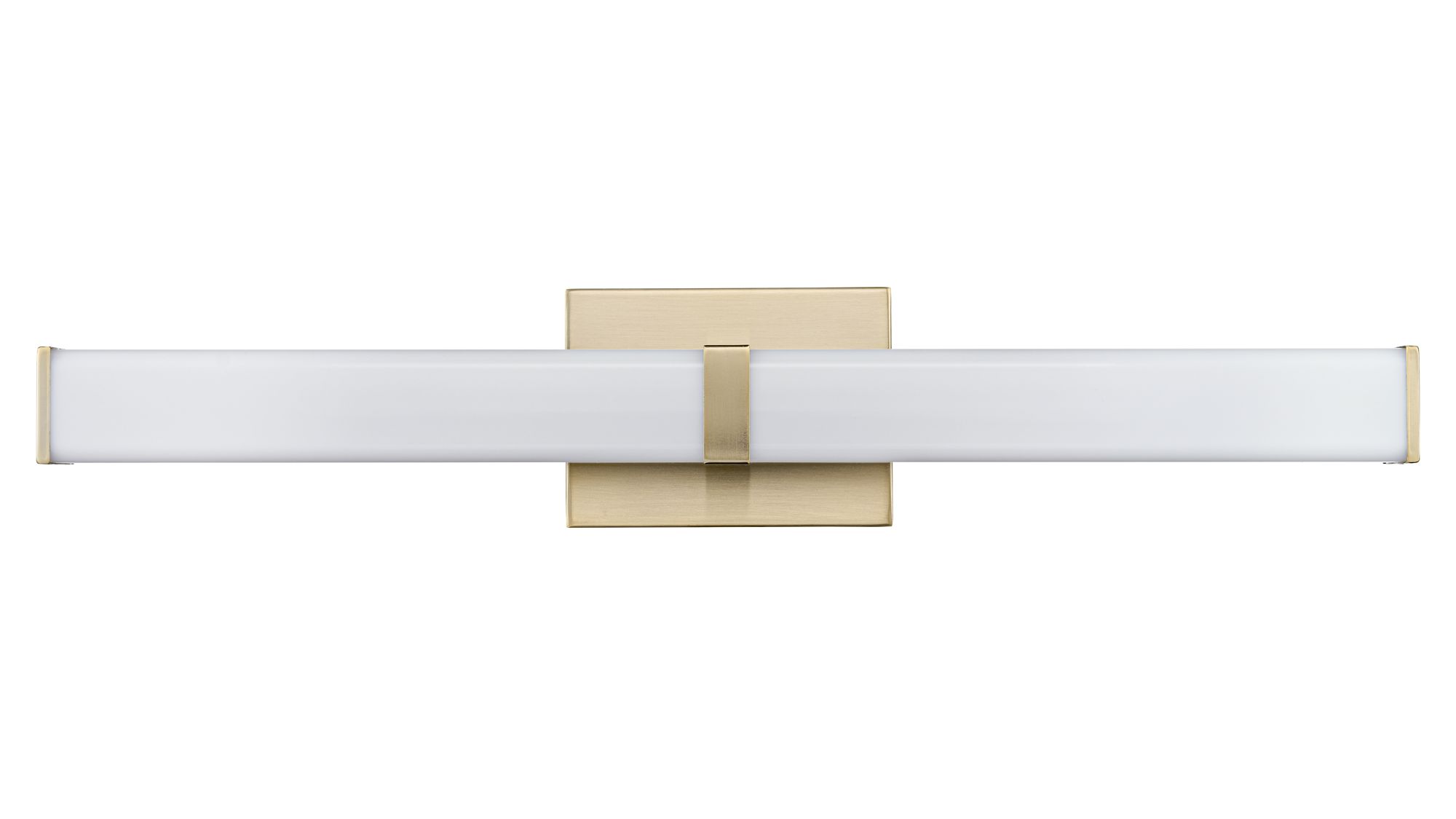 Image 3 Millennium Tron LED 24" Modern Gold Vanity Light with Acrylic Shade more views