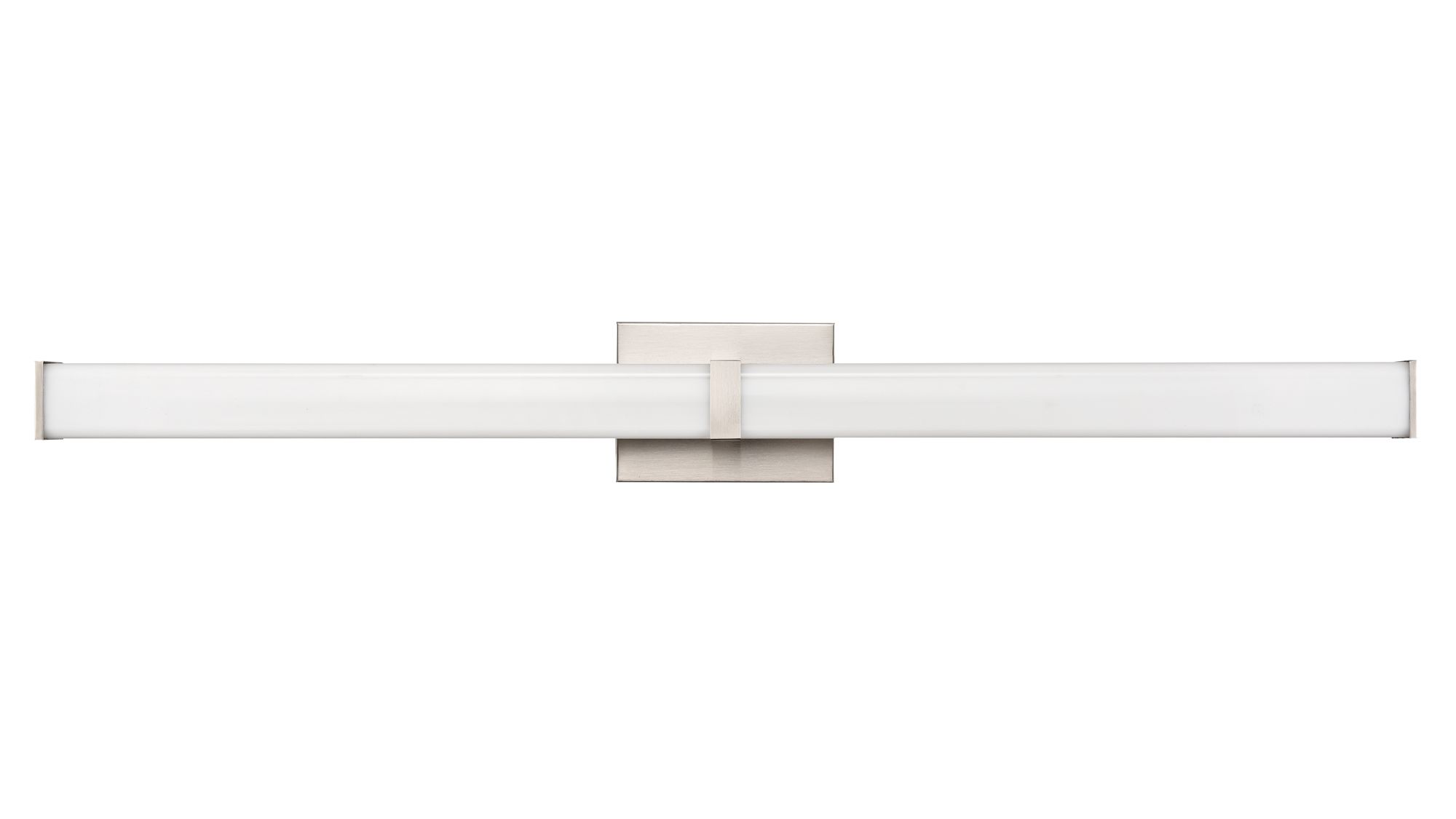 Image 2 Millennium Tron LED 36" Brushed Nickel Vanity Light with Plastic Shade more views