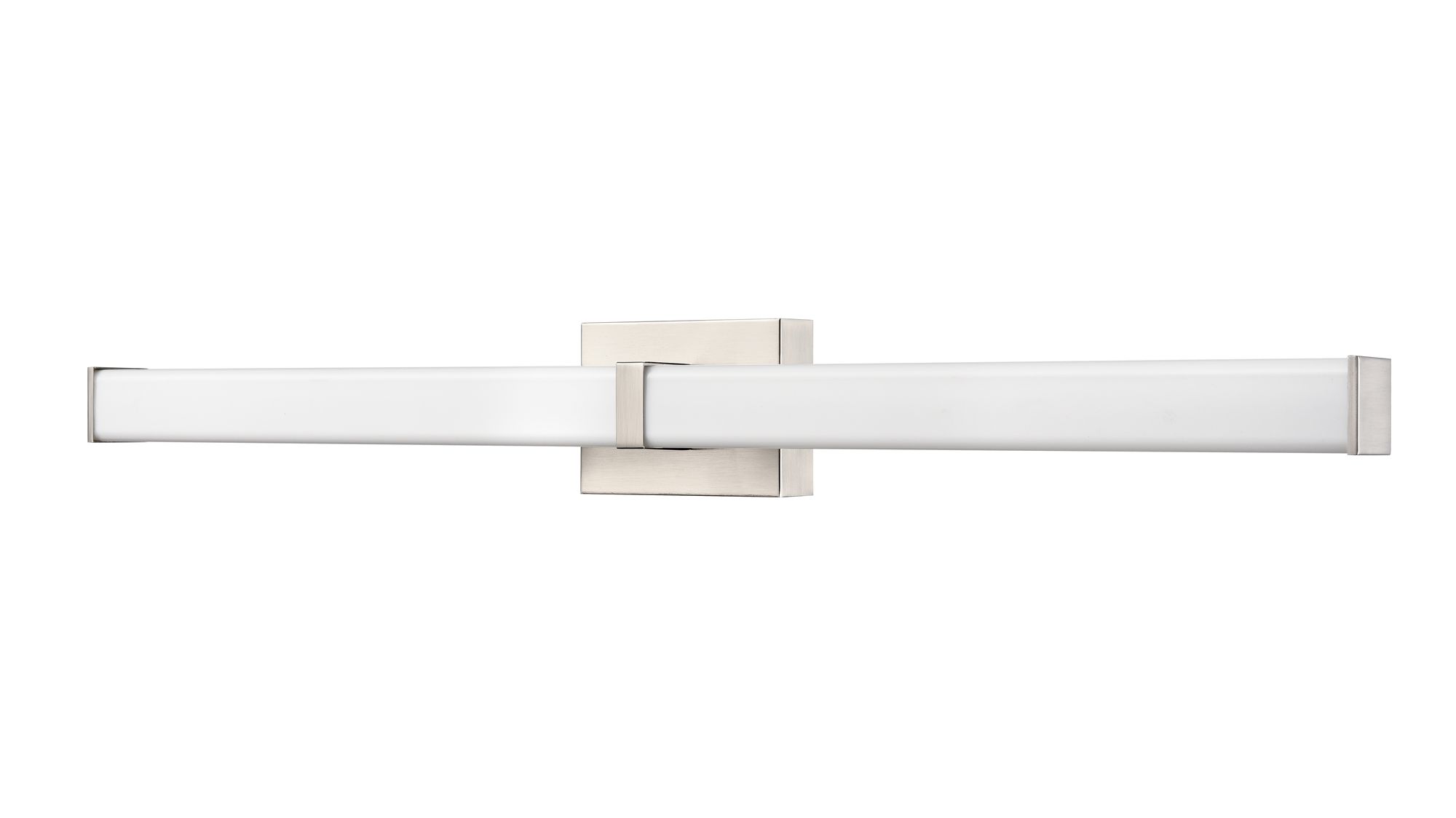 Image 3 Millennium Tron LED 36" Brushed Nickel Vanity Light with Plastic Shade more views