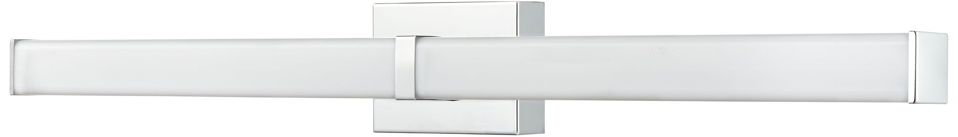 Image 2 Millennium Tron LED 36" Chrome Vanity Light with Acrylic Shade