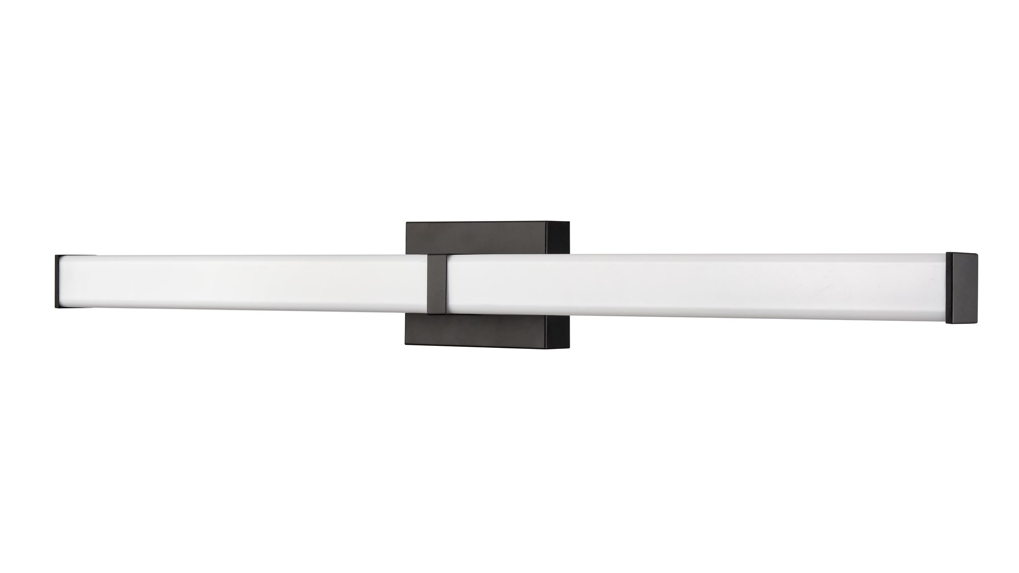 Image 3 Millennium Tron LED 36" Matte Black Vanity Light with Plastic Shade more views
