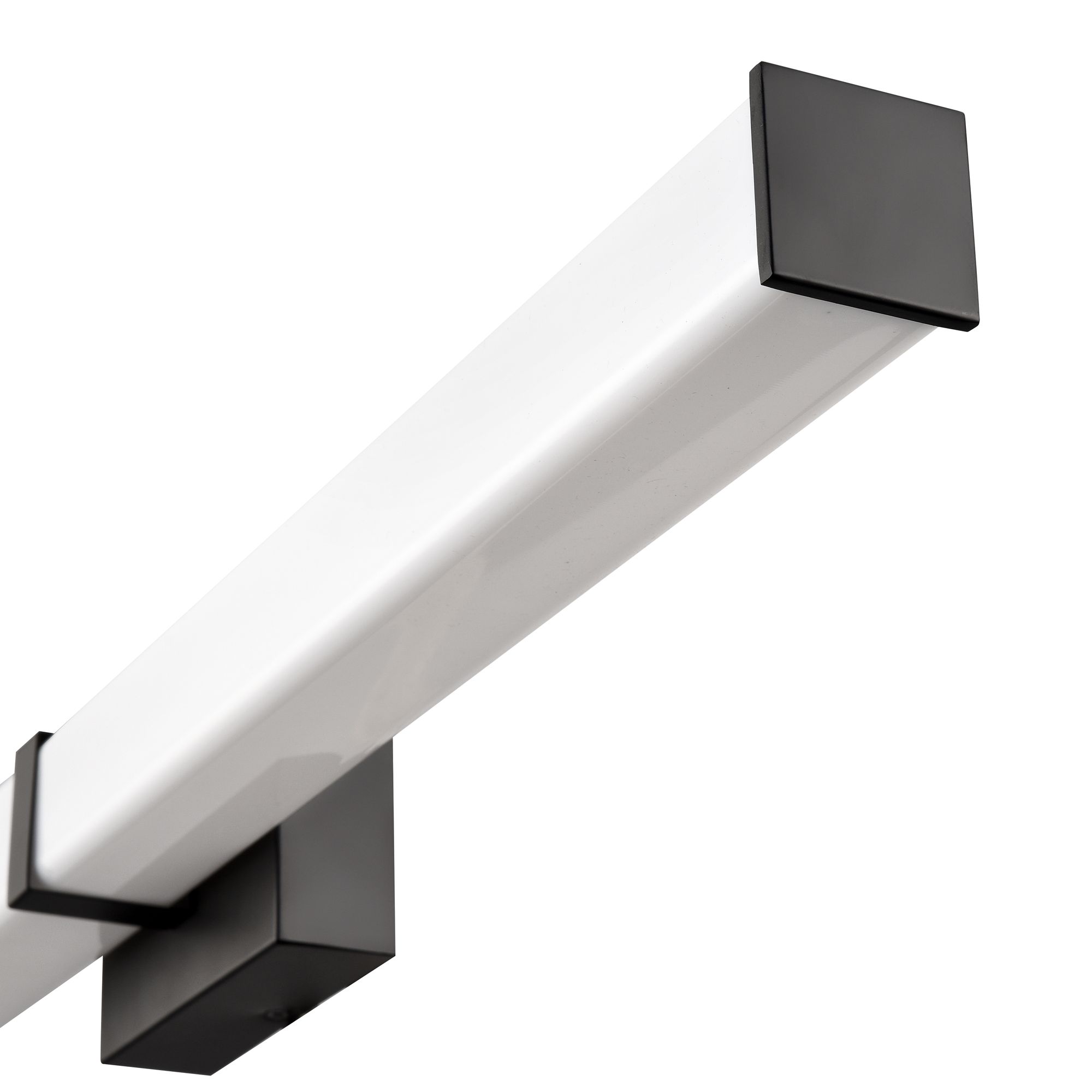 Image 6 Millennium Tron LED 36" Matte Black Vanity Light with Plastic Shade more views