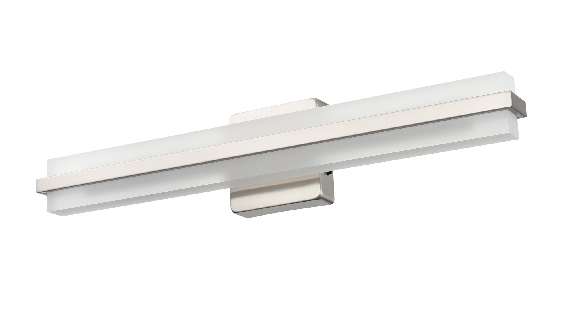 Image 4 Millennium Troy 3CCT LED 24" Brushed Nickel Vanity Light with Plastic Shade more views