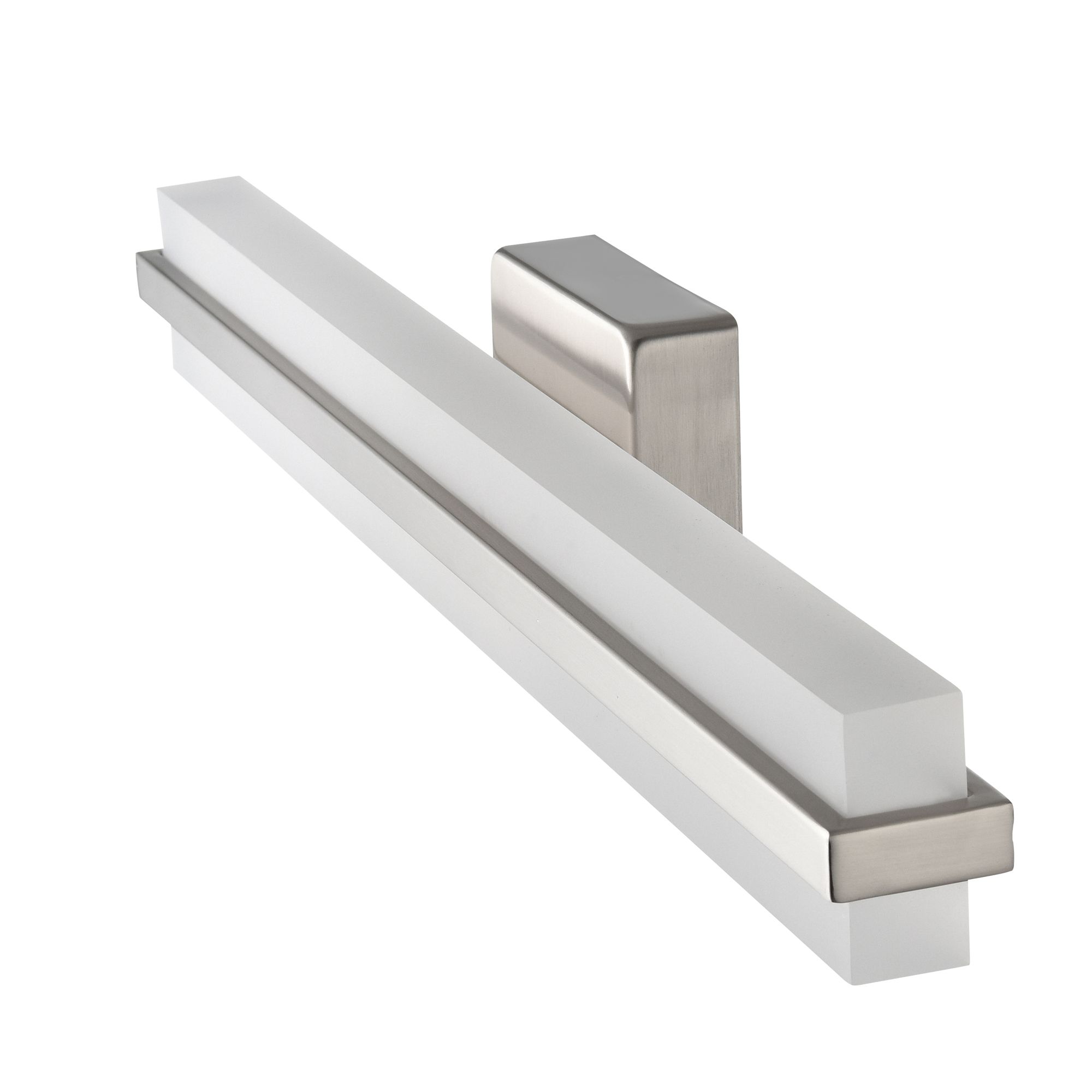 Image 5 Millennium Troy 3CCT LED 24" Brushed Nickel Vanity Light with Plastic Shade more views