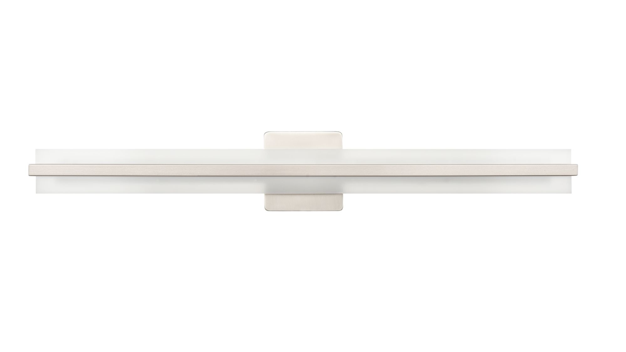 Image 2 Millennium Troy 3CCT LED 32" Brushed Nickel Vanity Light with Plastic Shade more views