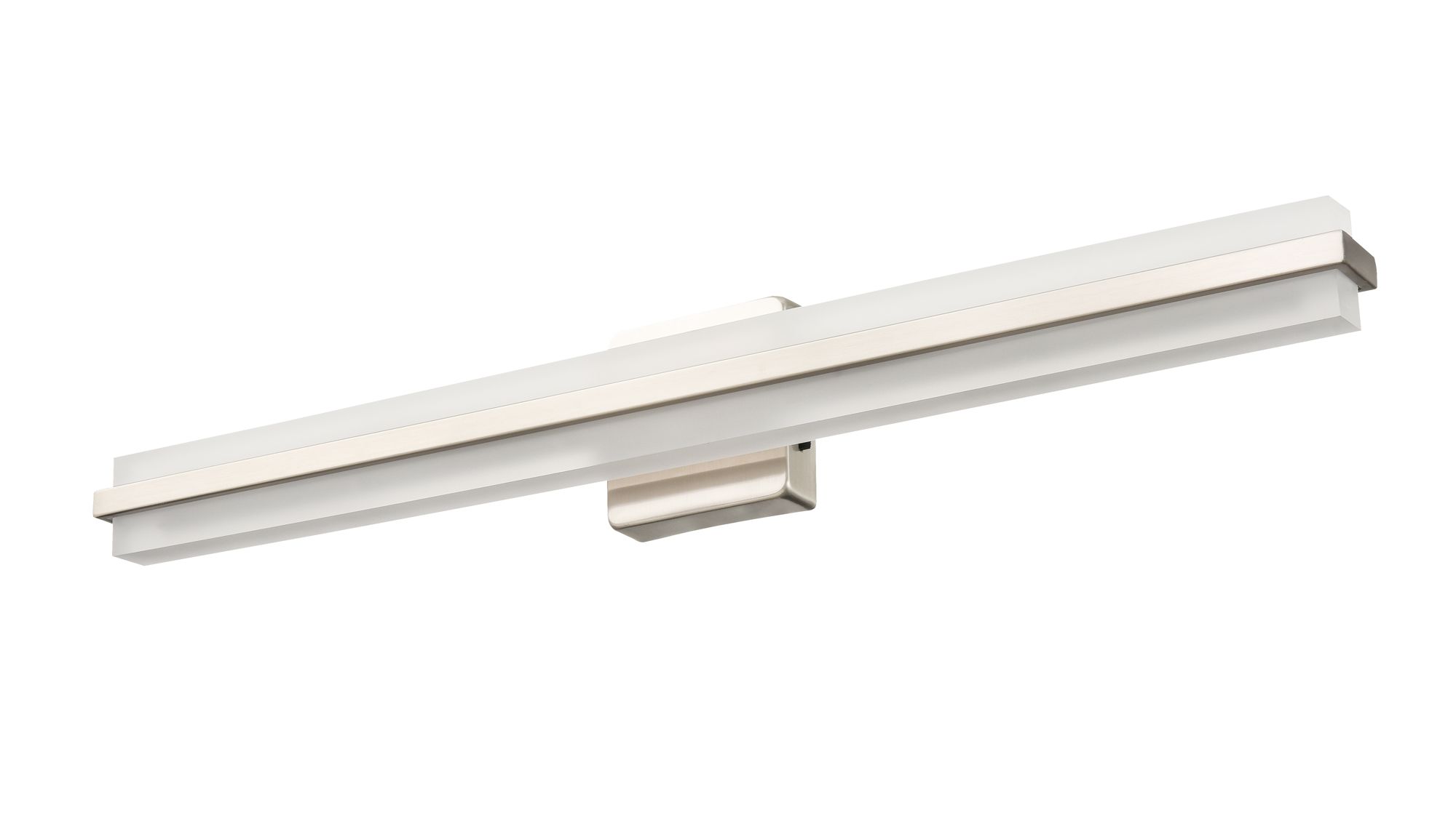 Image 4 Millennium Troy 3CCT LED 32" Brushed Nickel Vanity Light with Plastic Shade more views