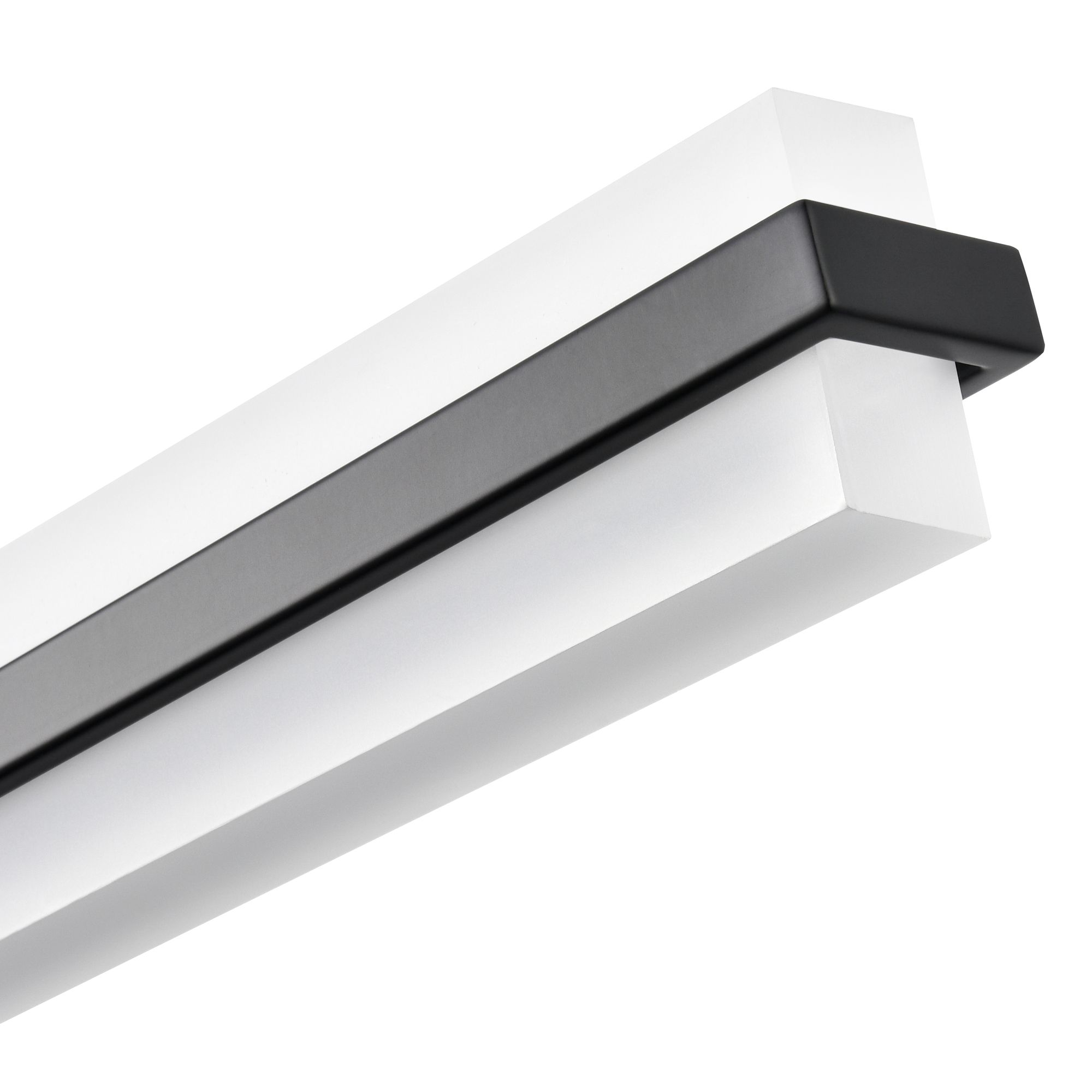Image 5 Millennium Troy 3CCT LED 32" Matte Black Vanity Light with Plastic Shade more views