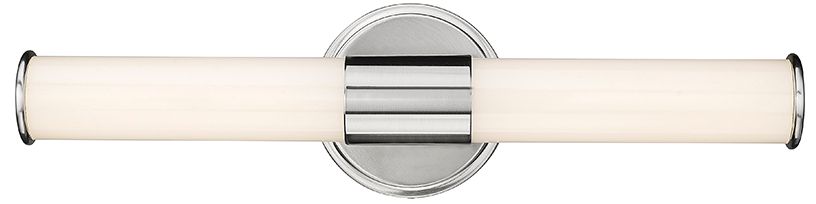 Image 3 Millennium Trumann LED 18" Brushed Nickel Vanity Light with Plastic Shade