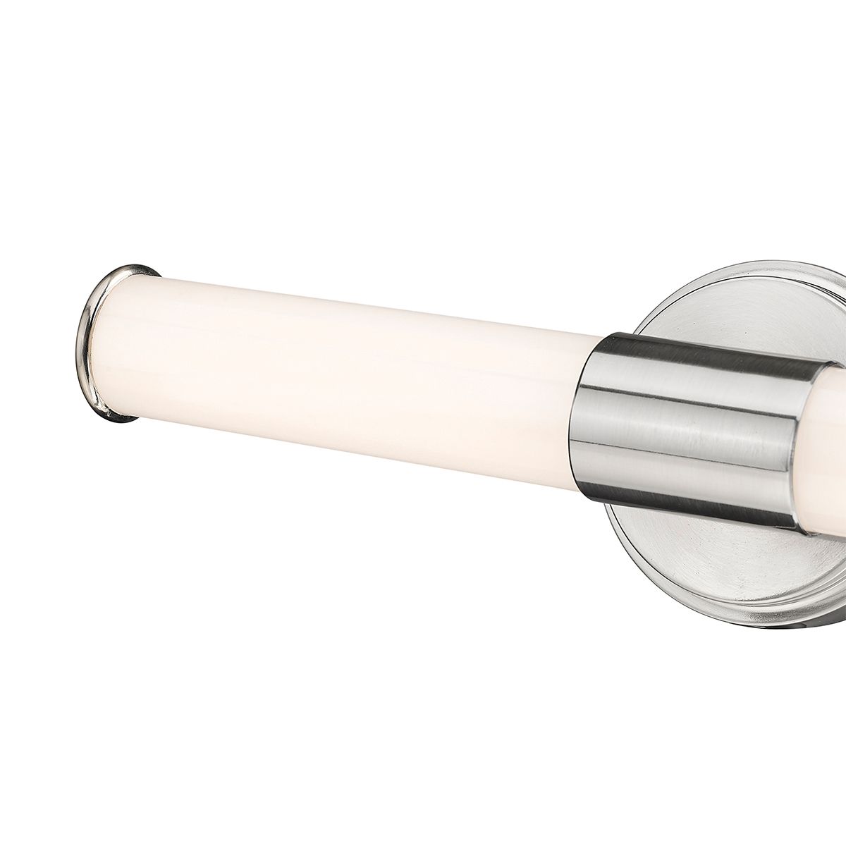 Image 7 Millennium Trumann LED 18" Brushed Nickel Vanity Light with Plastic Shade more views