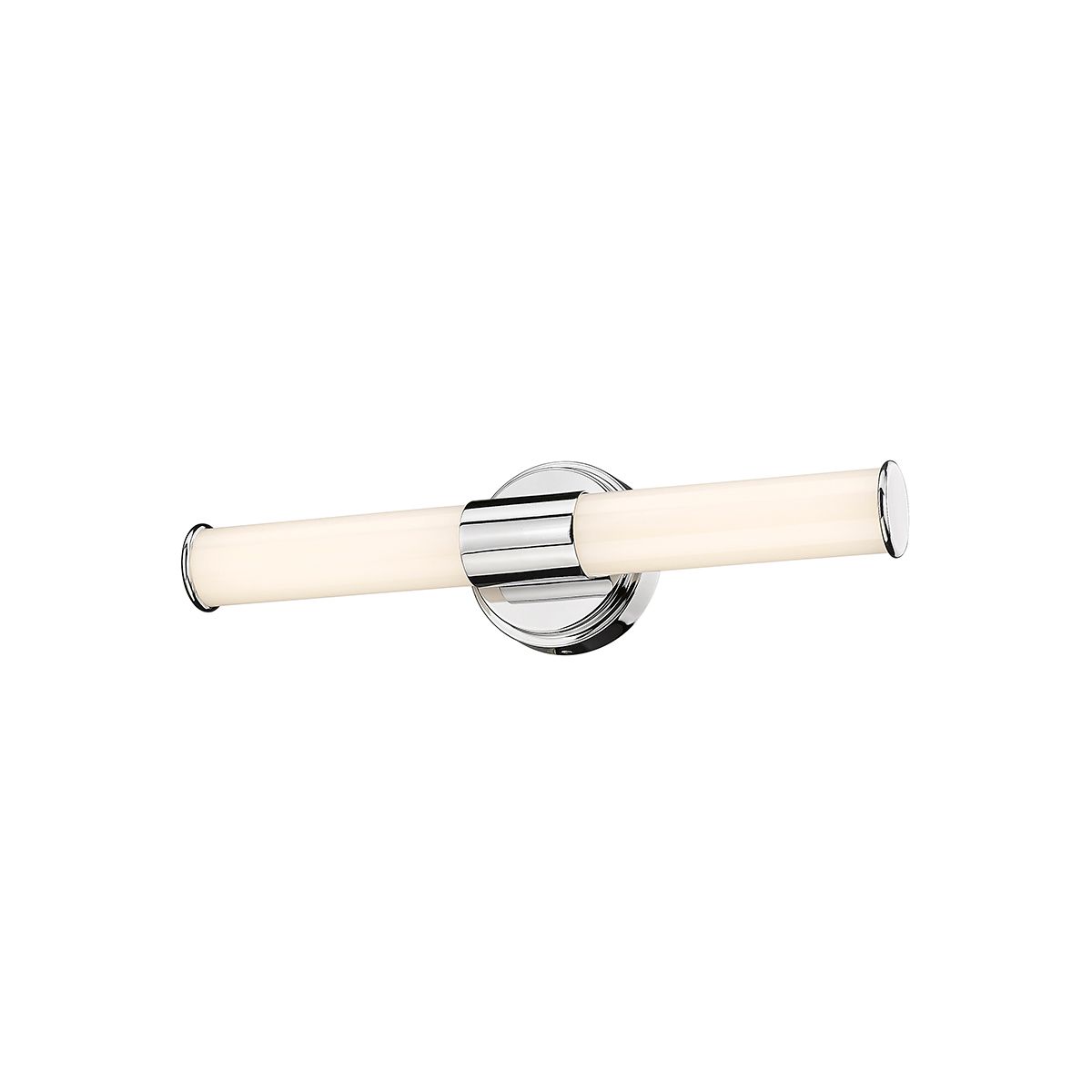 Image 5 Millennium Trumann LED 18" Polished Chrome Vanity Light with Plastic Shade more views