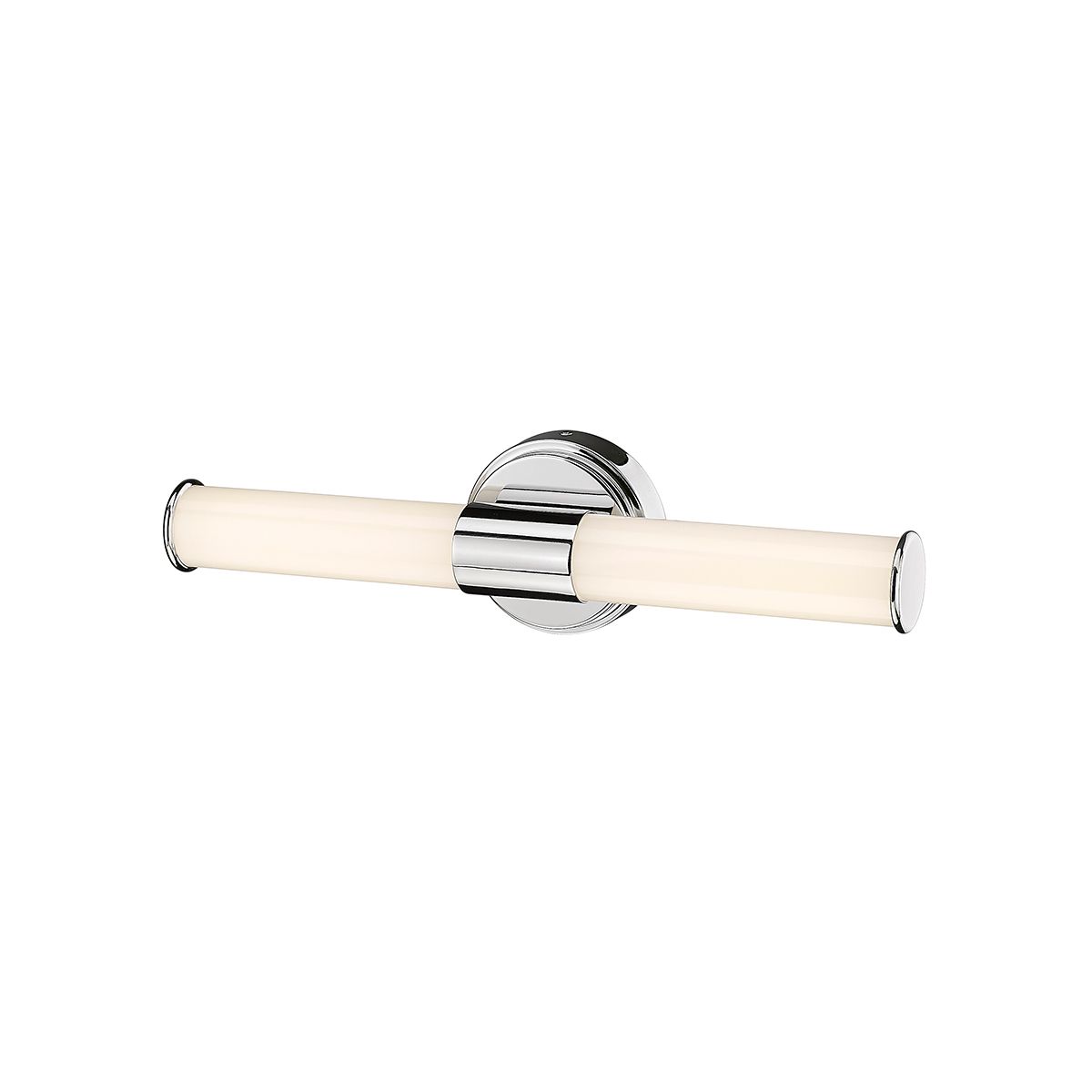 Image 6 Millennium Trumann LED 18" Polished Chrome Vanity Light with Plastic Shade more views