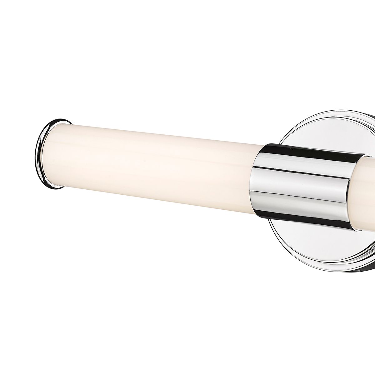 Image 7 Millennium Trumann LED 18" Polished Chrome Vanity Light with Plastic Shade more views
