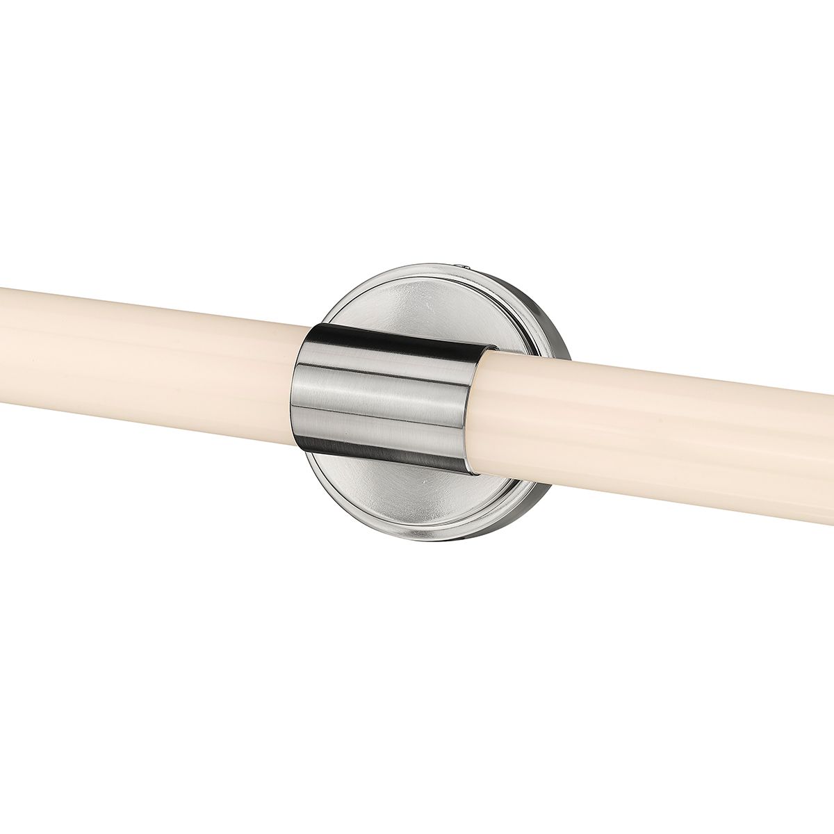 Image 5 Millennium Trumann LED 24" Brushed Nickel Vanity Light with Plastic Shade more views