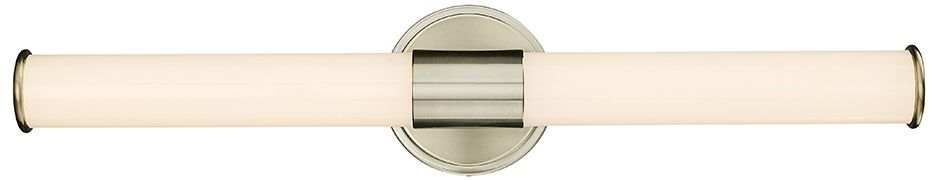 Image 3 Millennium Trumann LED 24" Modern Gold Vanity Light with Plastic Shade