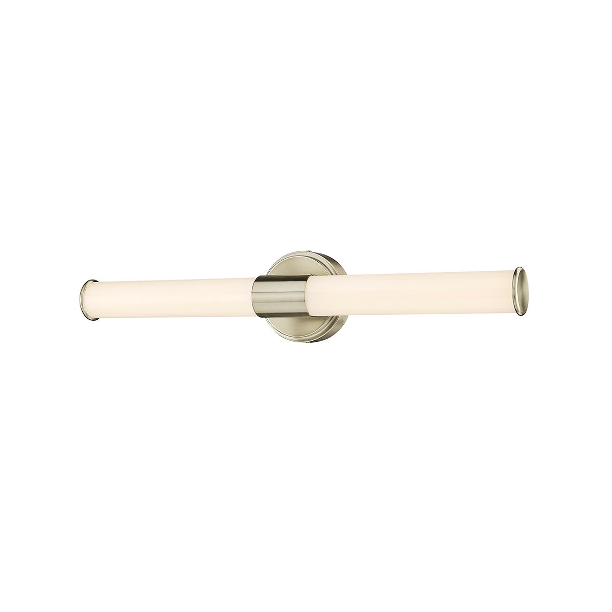 Image 4 Millennium Trumann LED 24" Modern Gold Vanity Light with Plastic Shade more views