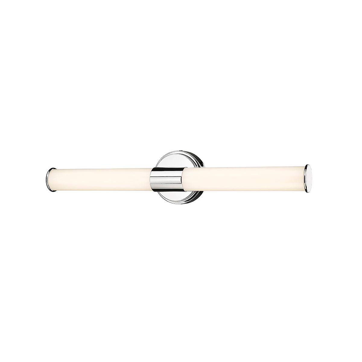 Image 2 Millennium Trumann LED 24" Polished Chrome Vanity Light with Plastic Shade more views