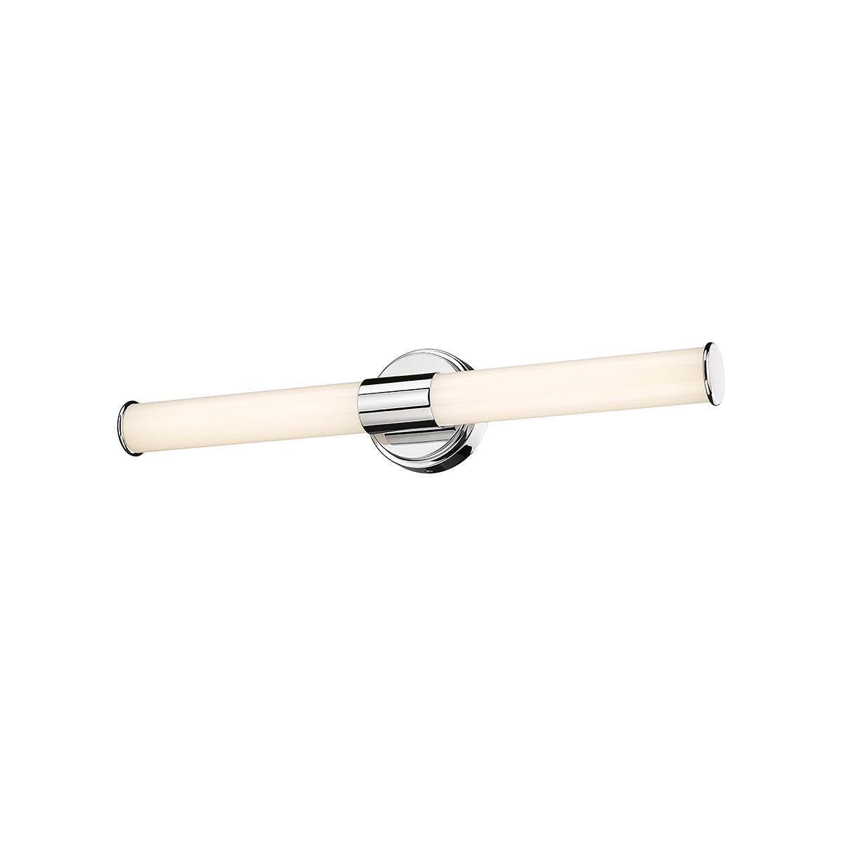 Image 3 Millennium Trumann LED 24" Polished Chrome Vanity Light with Plastic Shade more views