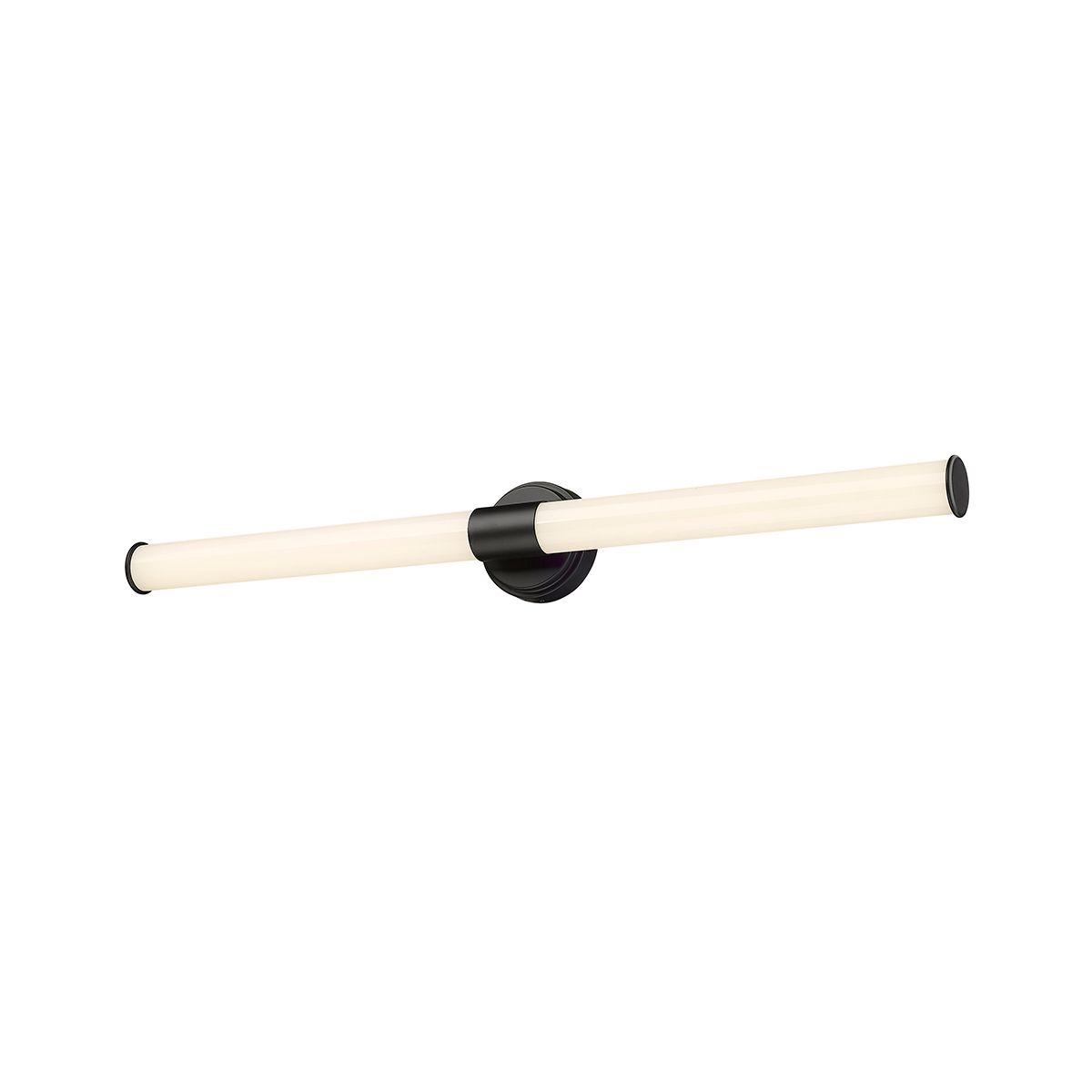 Image 3 Millennium Trumann LED 36" Matte Black Vanity Light with Plastic Shade more views