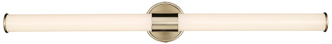Millennium Trumann LED 36" Modern Gold Vanity Light with Plastic Shade