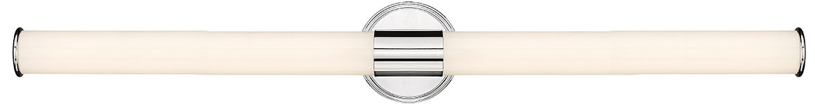 Millennium Trumann LED 36" Polished Chrome Vanity Light with Plastic Shade