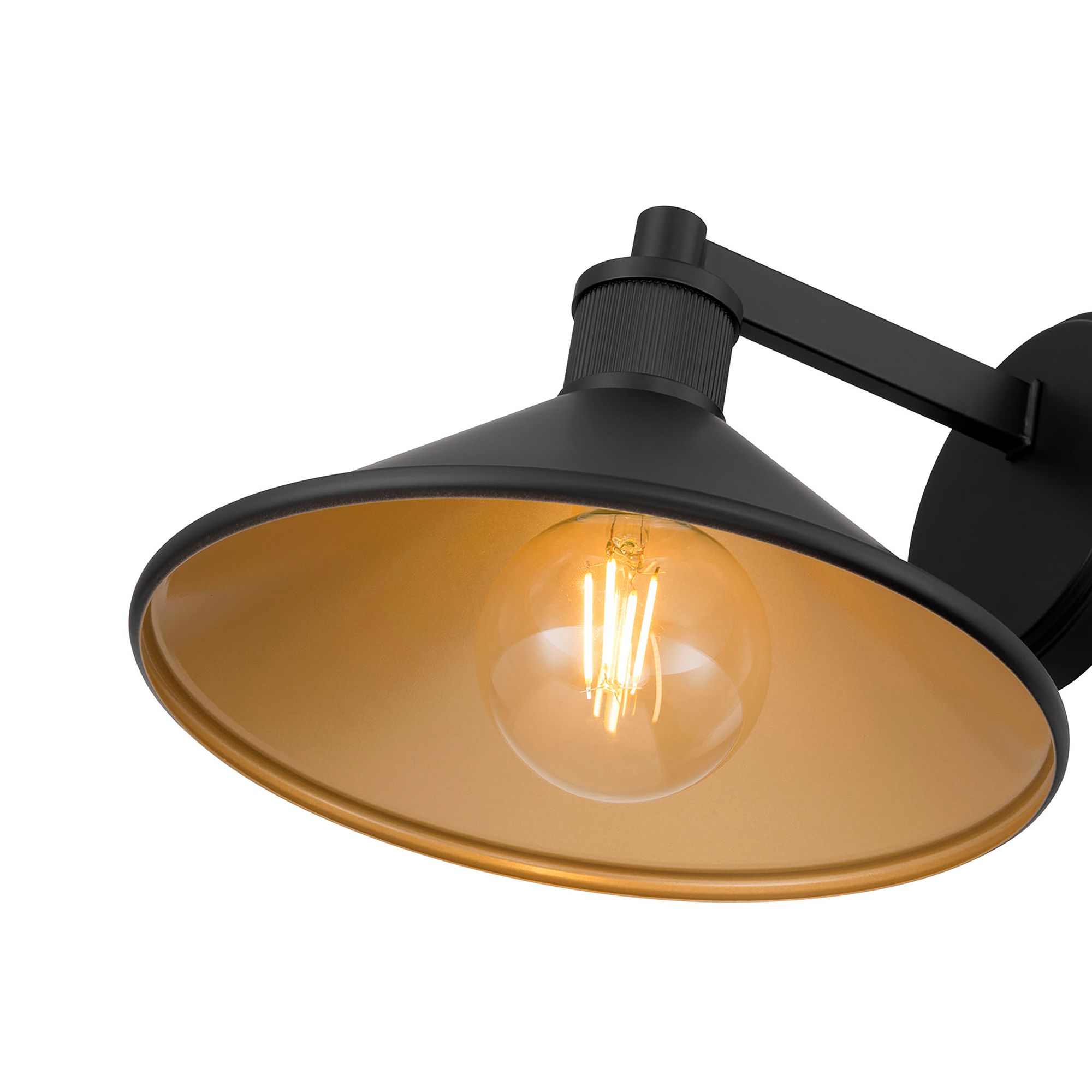 Image 7 Millennium Vectra 1-Light 7" Powder Coated Black Outdoor Wall Sconce more views