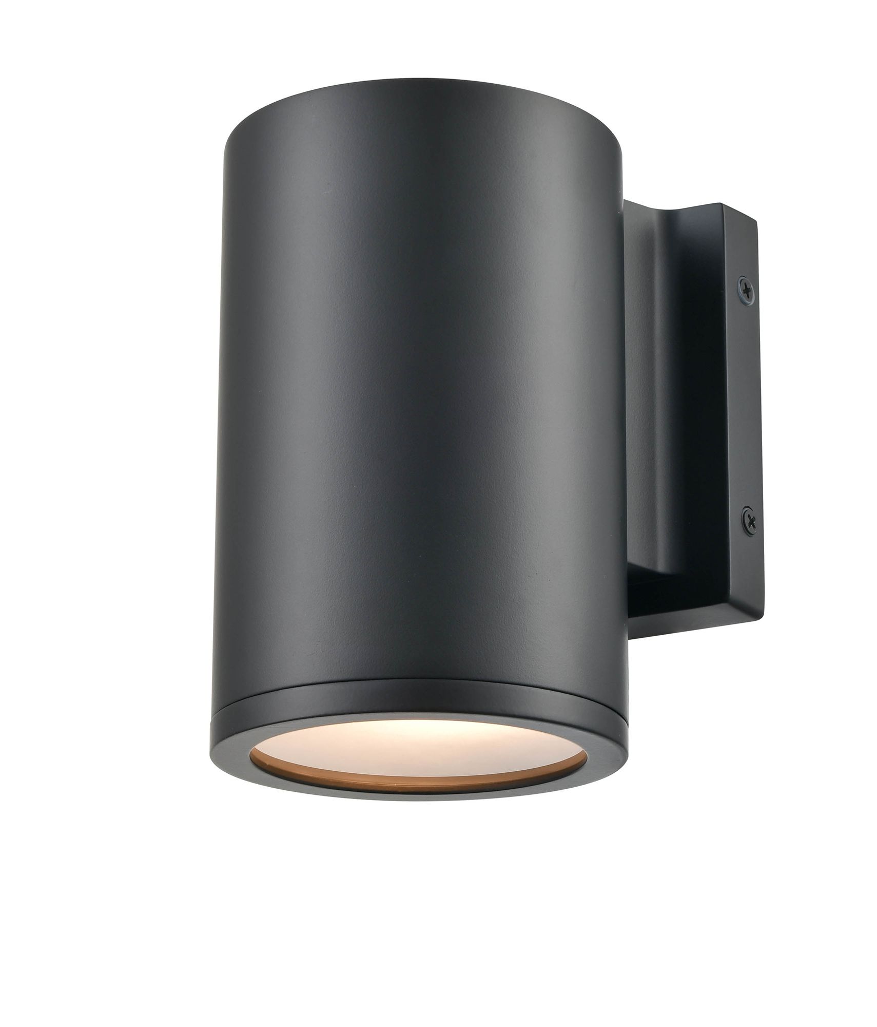 Image 2 Millennium Vegas 1-Light 7" Matte Black Outdoor Wall Sconce with Shade more views