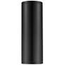 Millennium Vegas Outdoor Wall Sconce Powder Coated Black