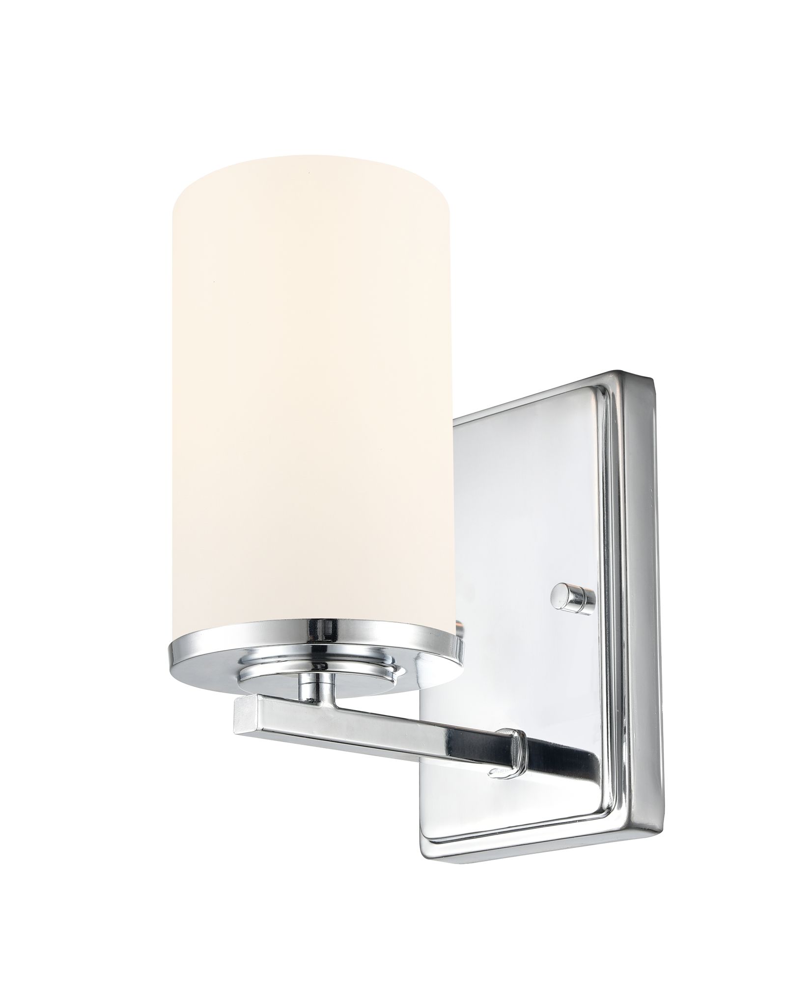 Image 4 Millennium Verlana 1-Light 4.5" Chrome Wall Sconce with Glass Shade more views