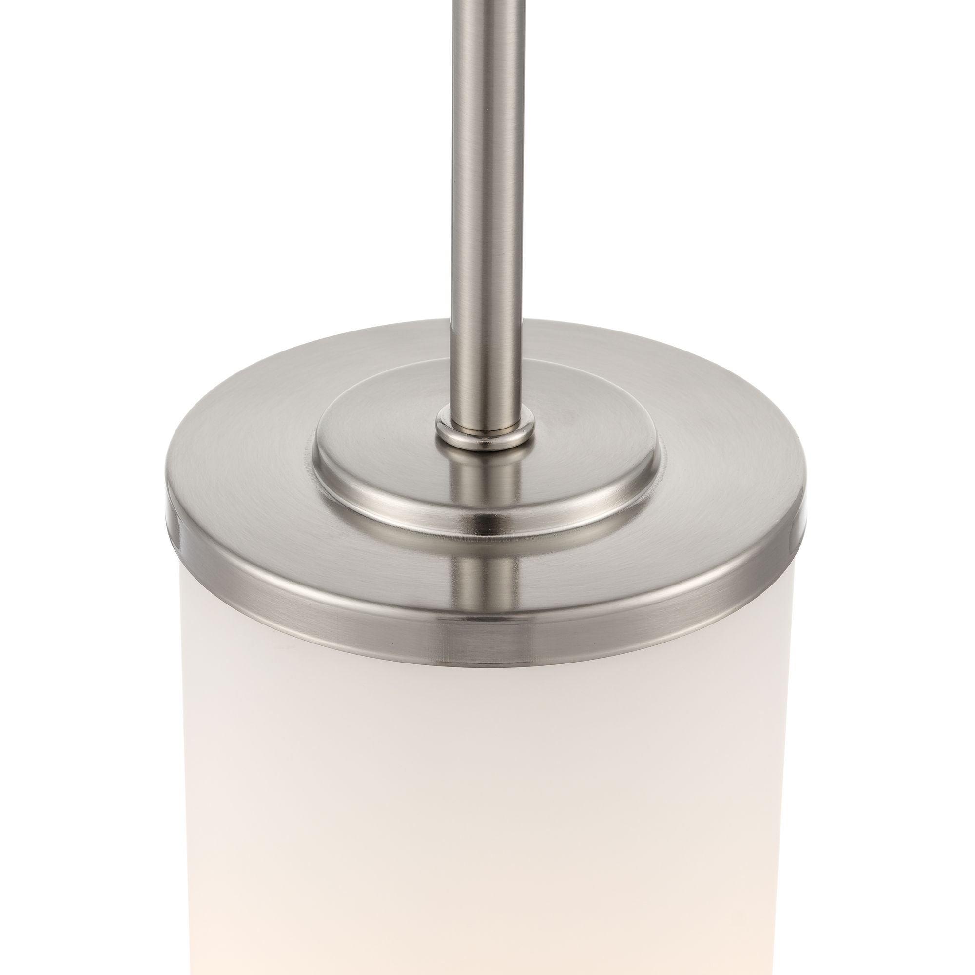 Image 4 Millennium Verlana 1-Light 5" Brushed Nickel Pendant with Glass Shade more views