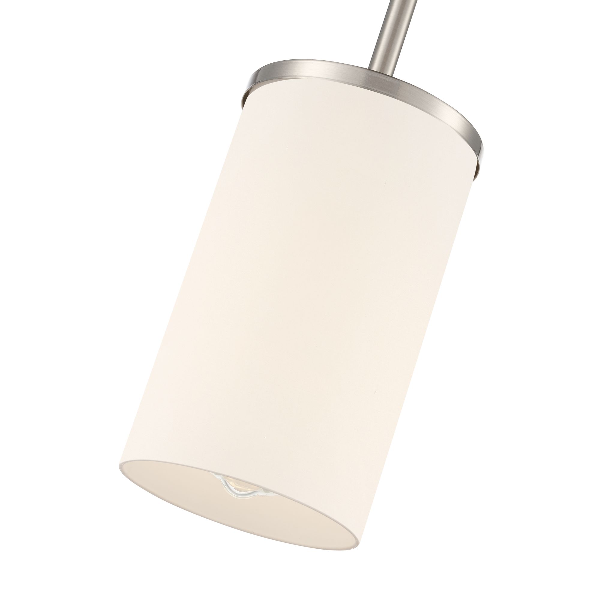Image 5 Millennium Verlana 1-Light 5" Brushed Nickel Pendant with Glass Shade more views