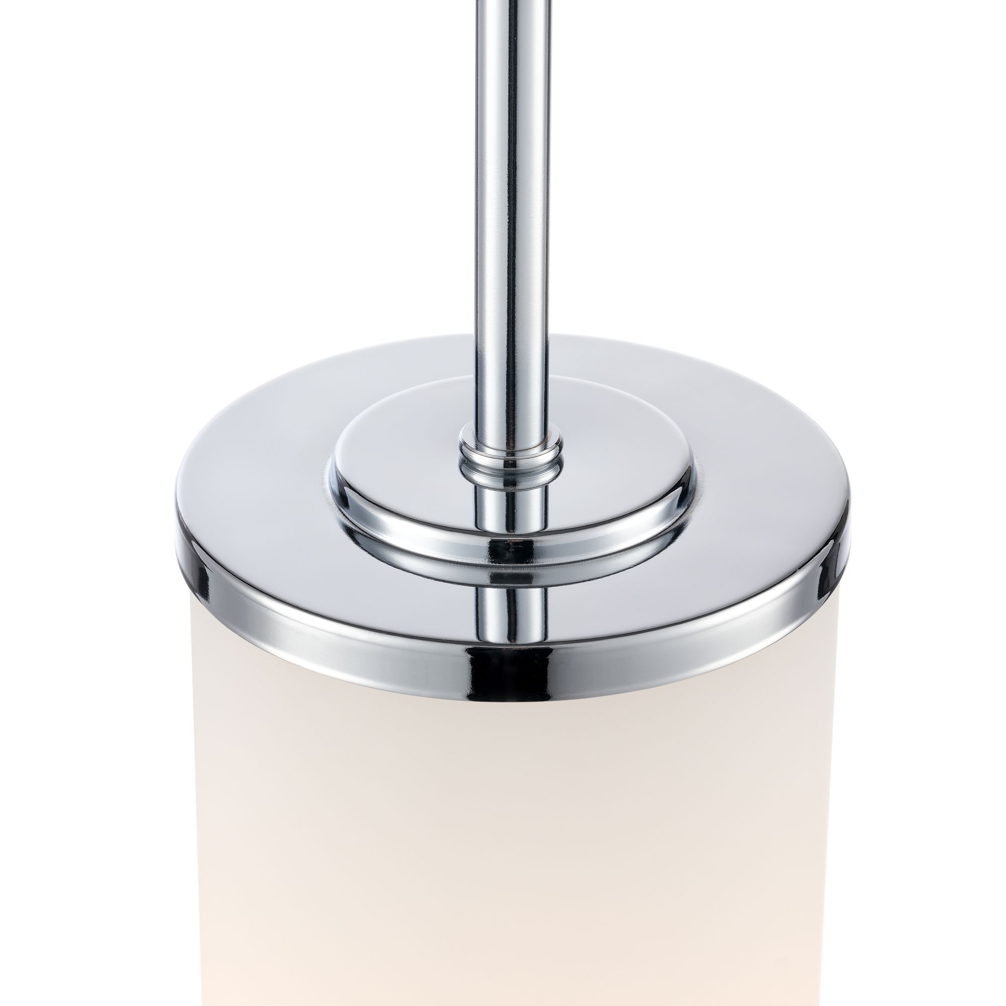 Image 4 Millennium Verlana 1-Light 5" Chrome Pendant with Glass Shade more views
