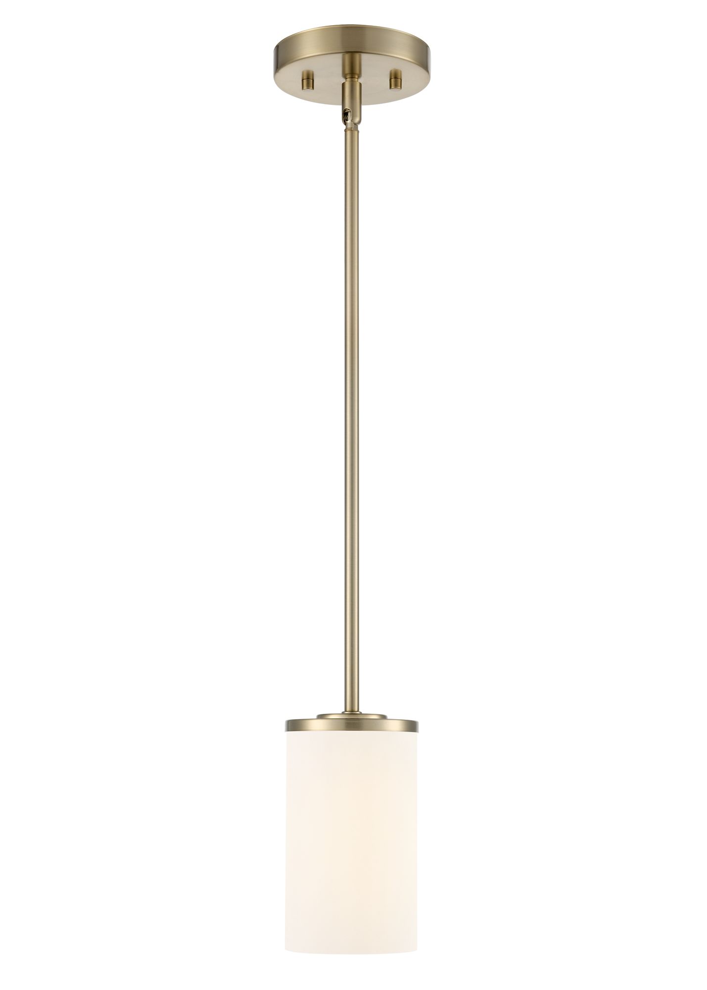 Image 2 Millennium Verlana 1-Light 5" Modern Gold Pendant with Glass Shade more views