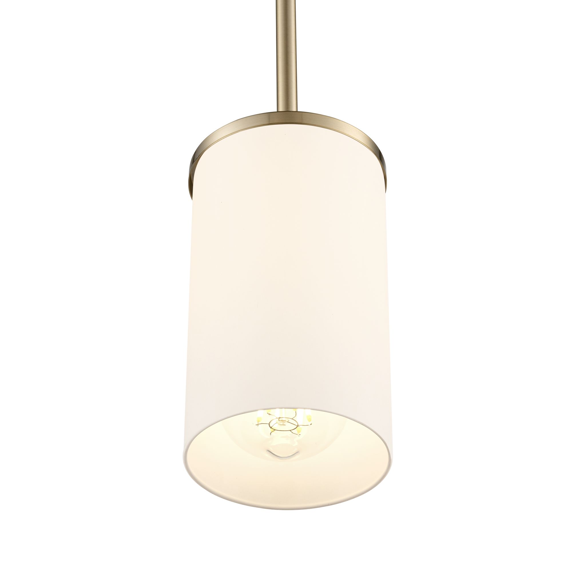 Image 3 Millennium Verlana 1-Light 5" Modern Gold Pendant with Glass Shade more views