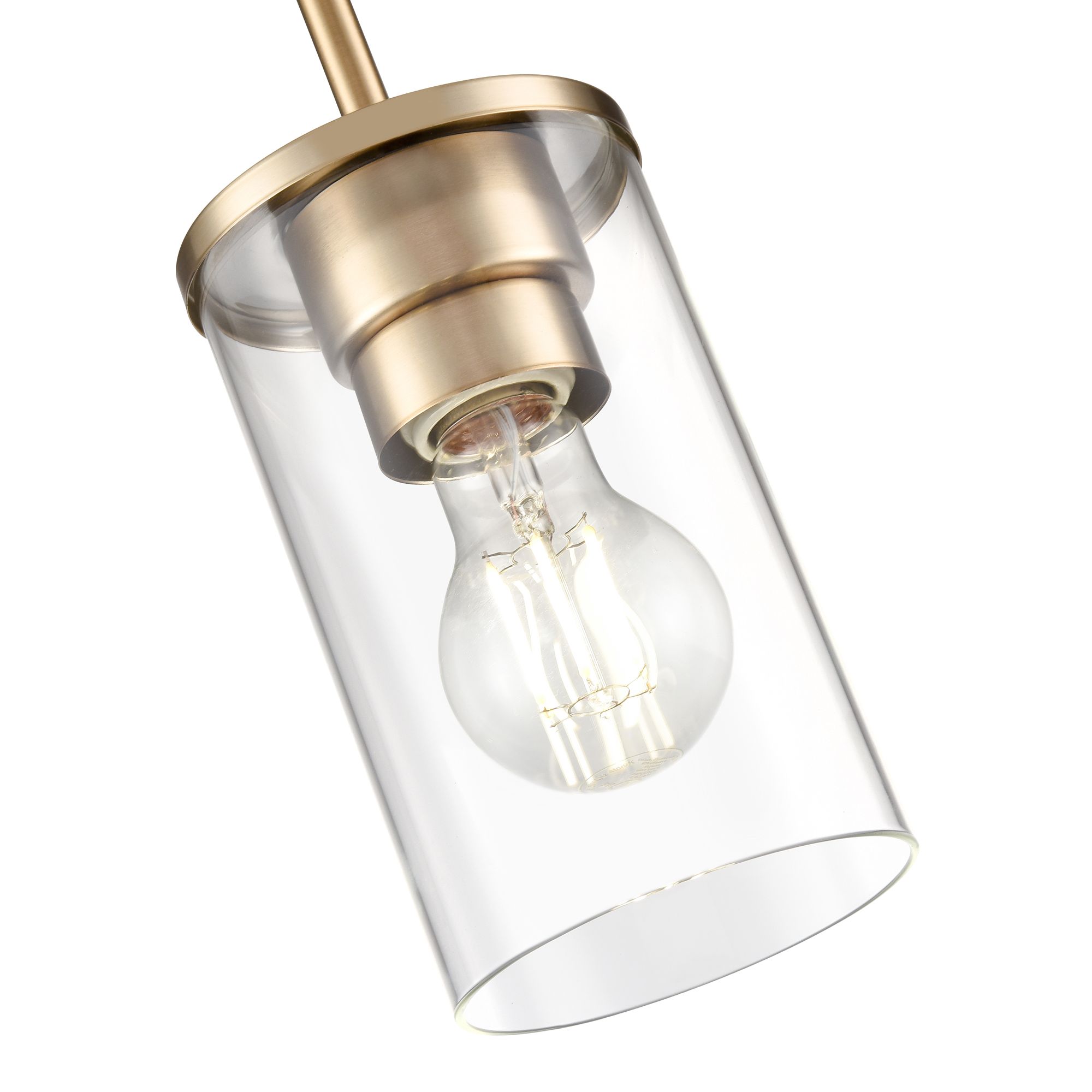 Image 4 Millennium Verlana 1-Light 5" Modern Gold Pendant with Glass Shade more views