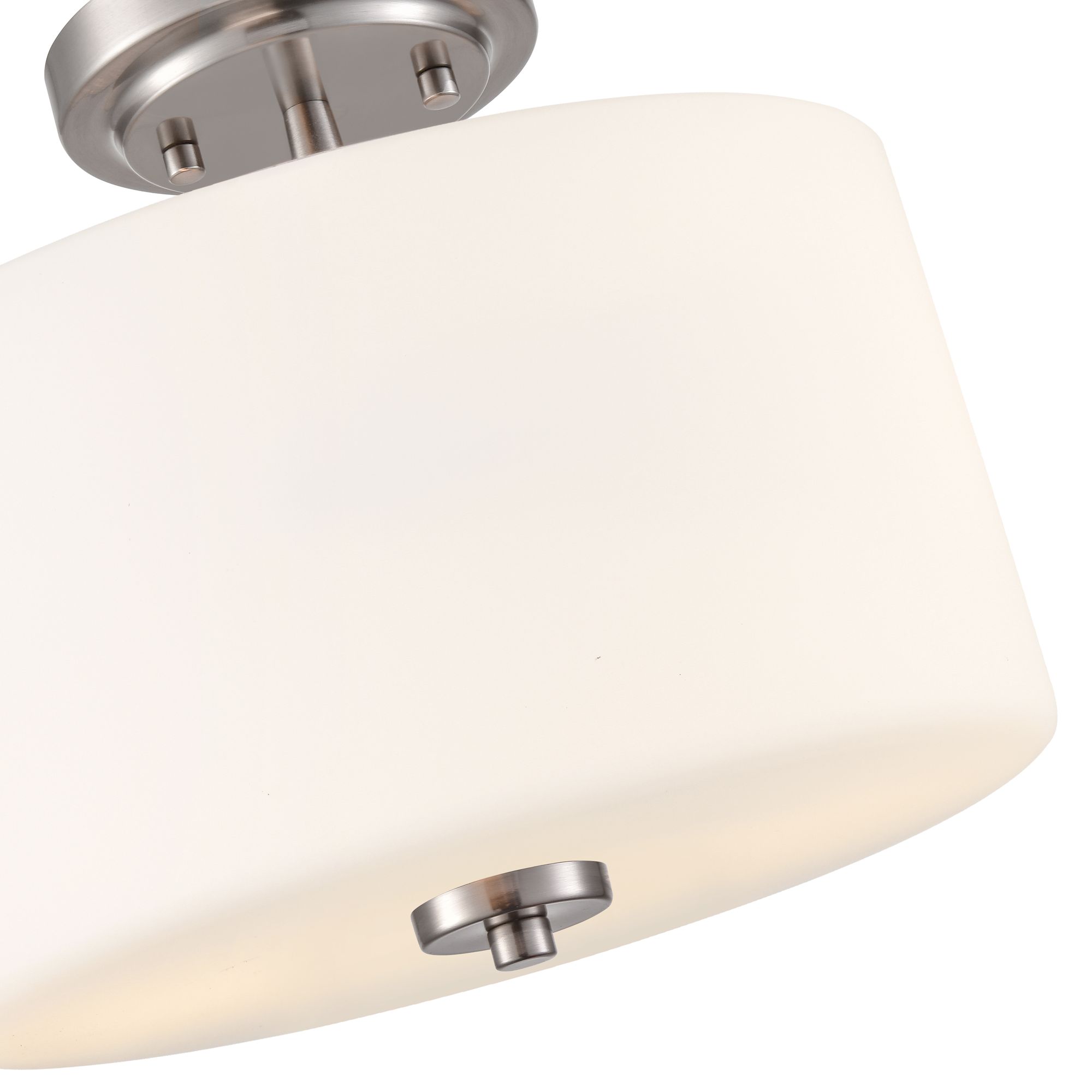 Image 5 Millennium Verlana 11" Brushed Nickel Semi-Flush more views