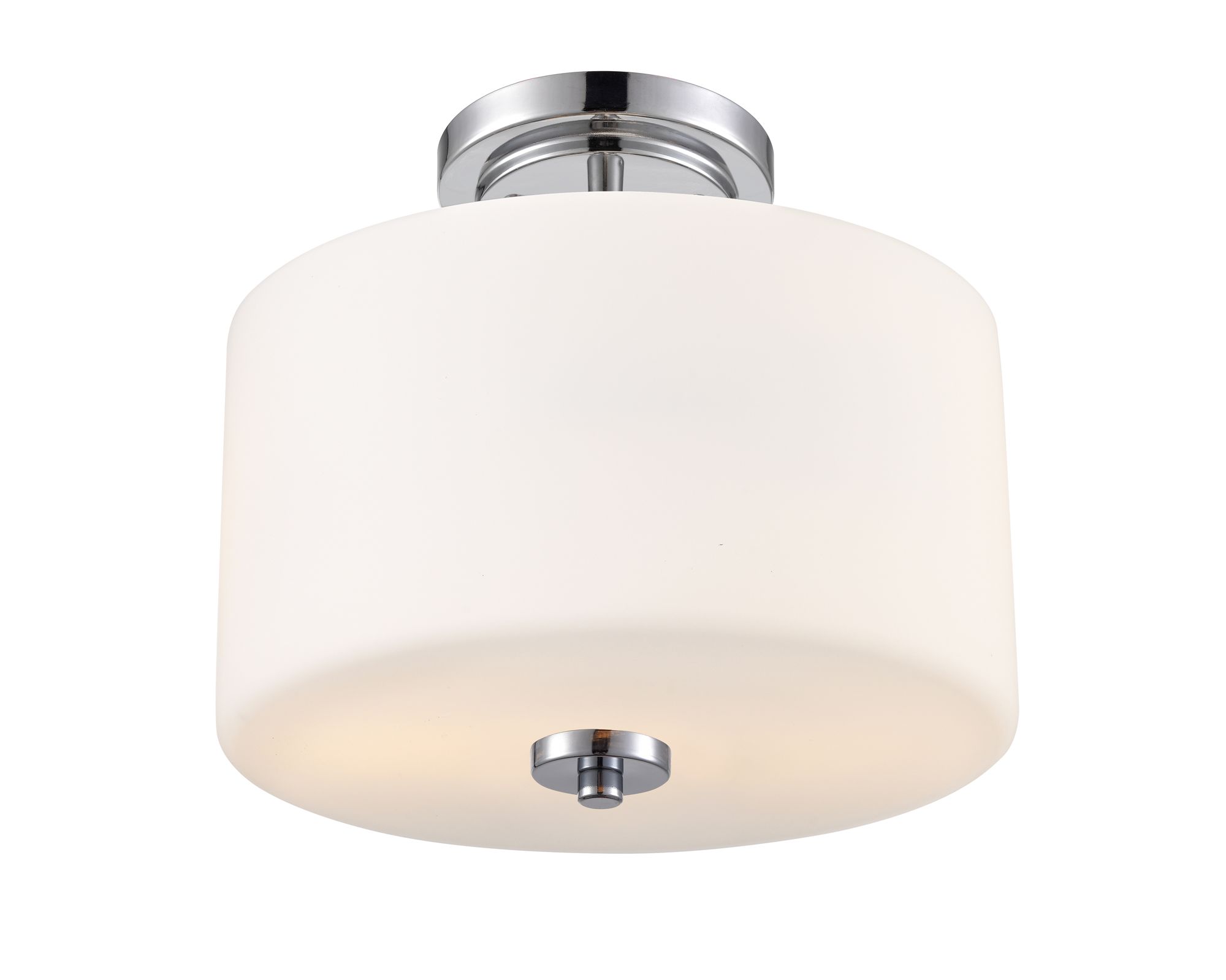 Image 4 Millennium Verlana 11" Chrome Semi-Flush more views