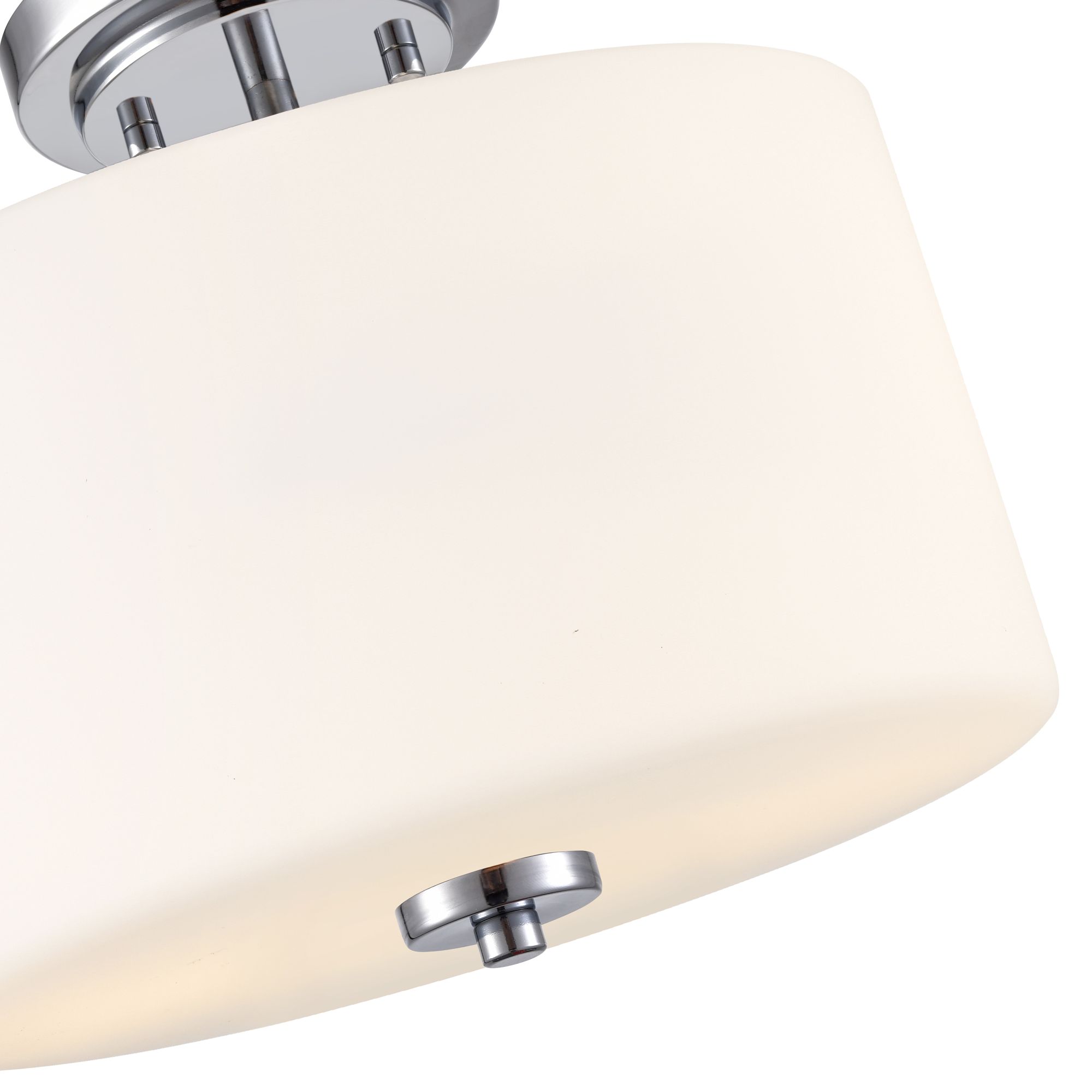 Image 5 Millennium Verlana 11" Chrome Semi-Flush more views