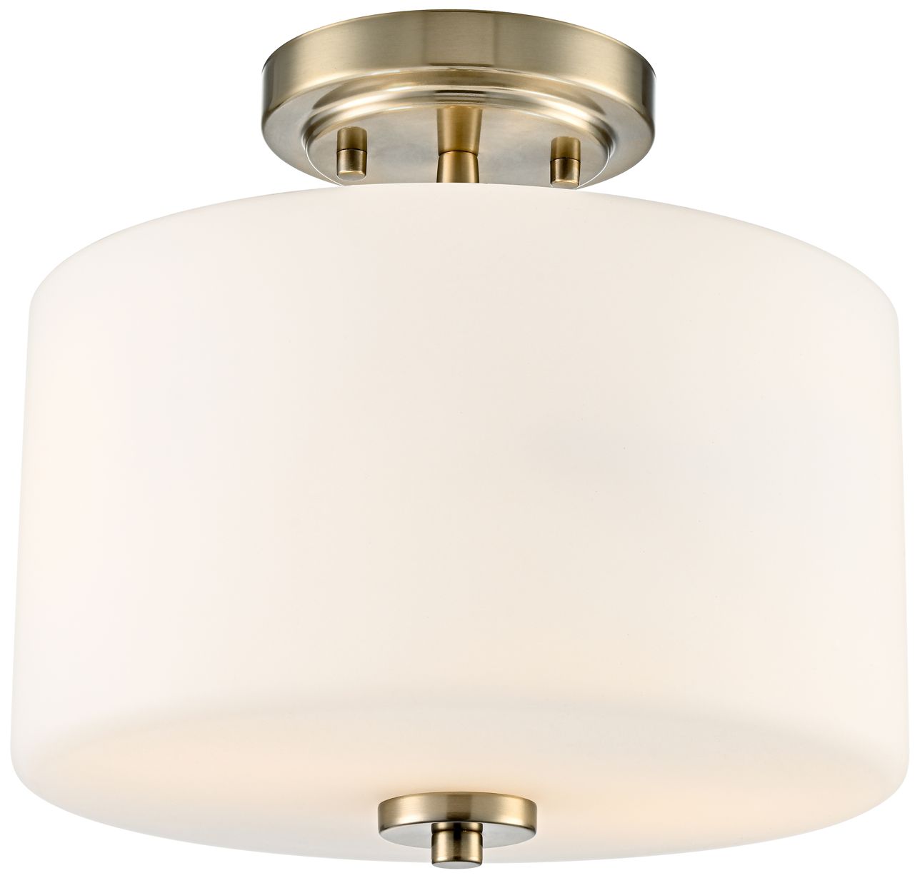Millennium Verlana 11" Modern Gold Semi-Flush