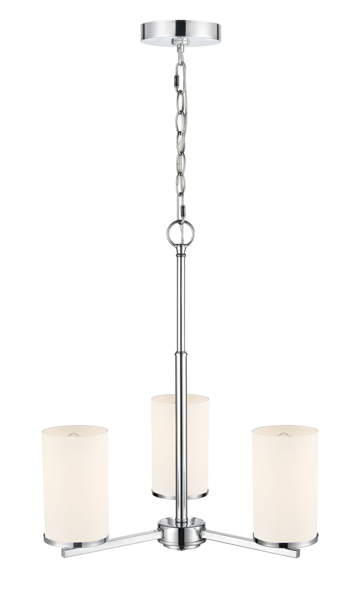 Image 3 Millennium Verlana 19" Chrome Chandelier more views