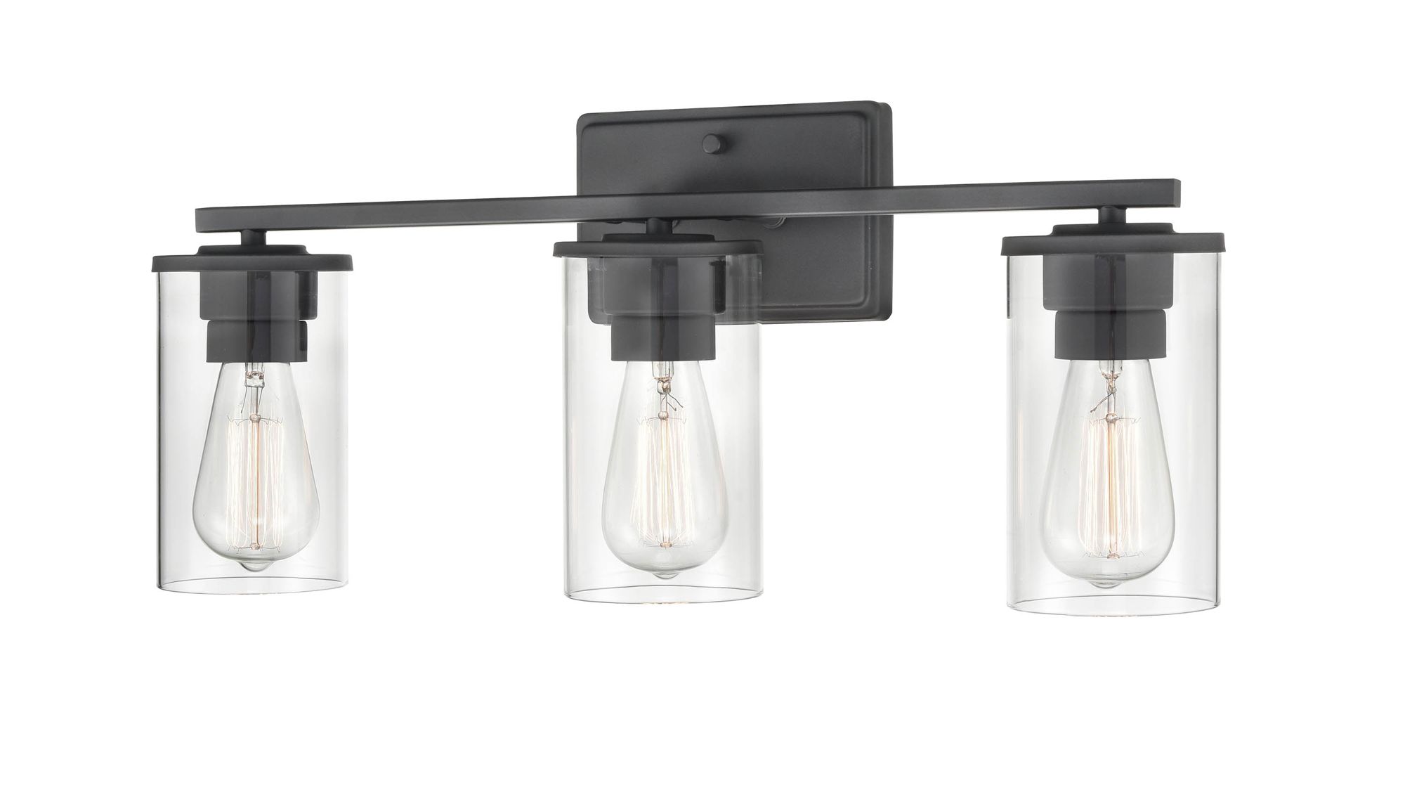 Image 3 Millennium Verlana 22" Matte Black Vanity Light more views