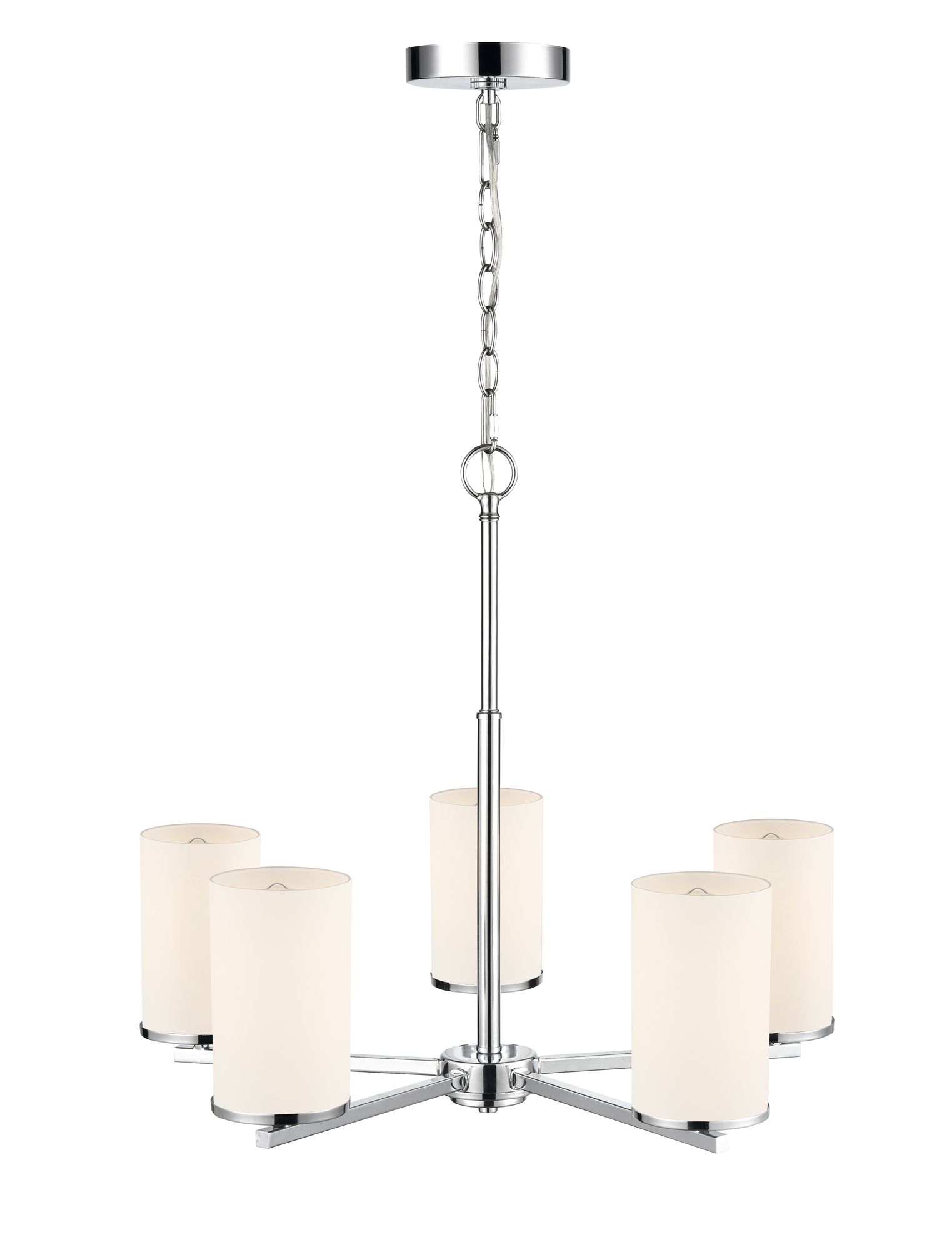 Image 3 Millennium Verlana 24" Chrome Chandelier more views