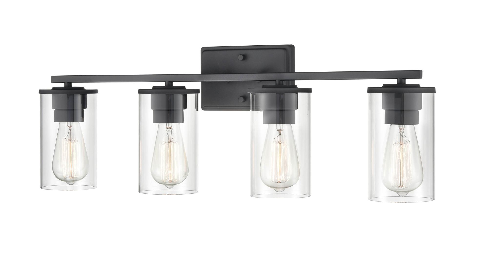 Thumbnail2 of Millennium Verlana 4-Light 27.63" Matte Black Vanity Light more views