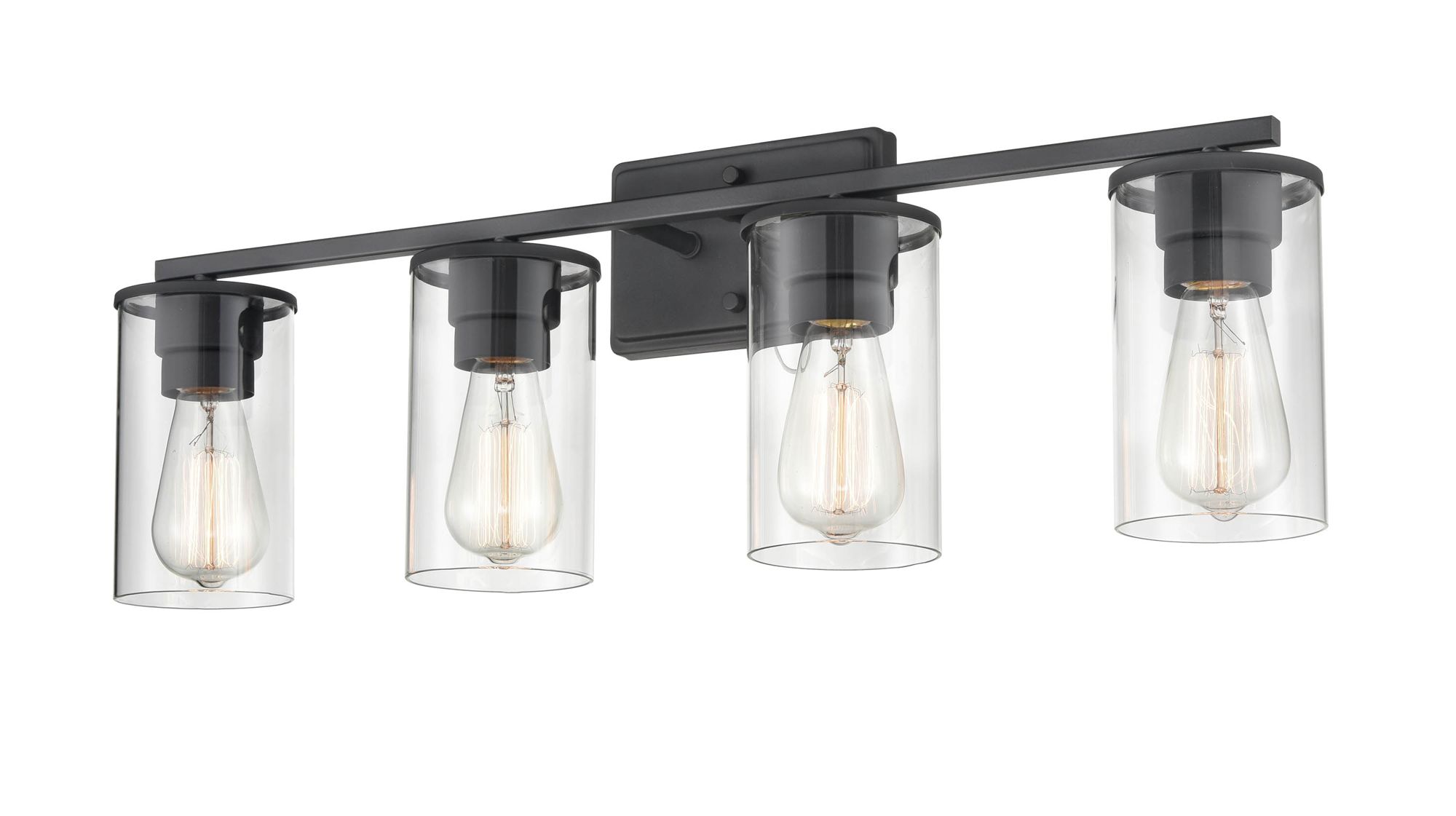 Thumbnail3 of Millennium Verlana 4-Light 27.63" Matte Black Vanity Light more views