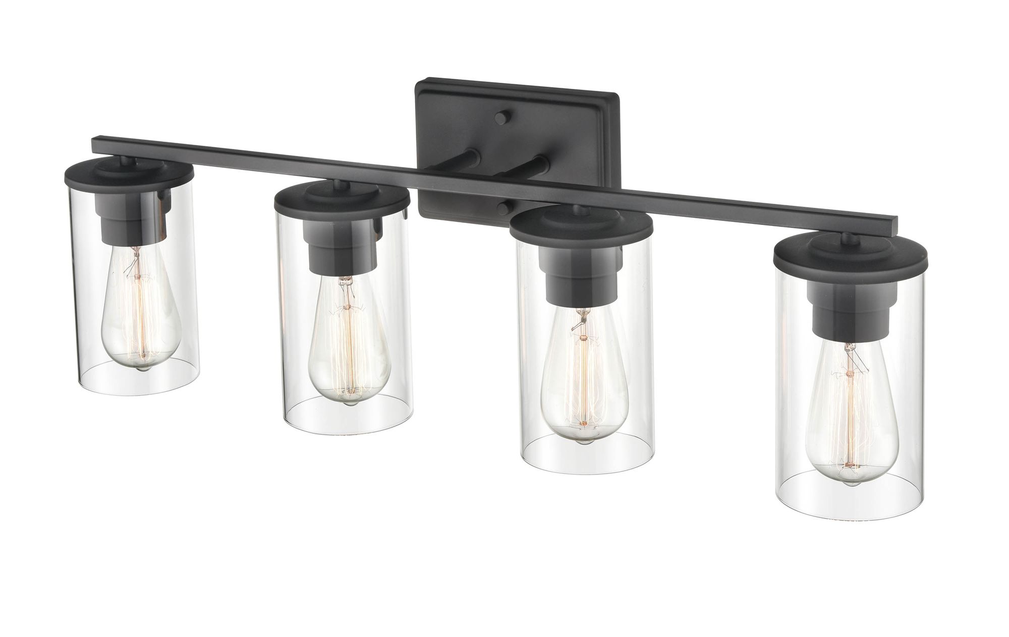 Thumbnail4 of Millennium Verlana 4-Light 27.63" Matte Black Vanity Light more views