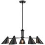 2_Millennium Warhol Chandelier Ceiling Light Matte Black